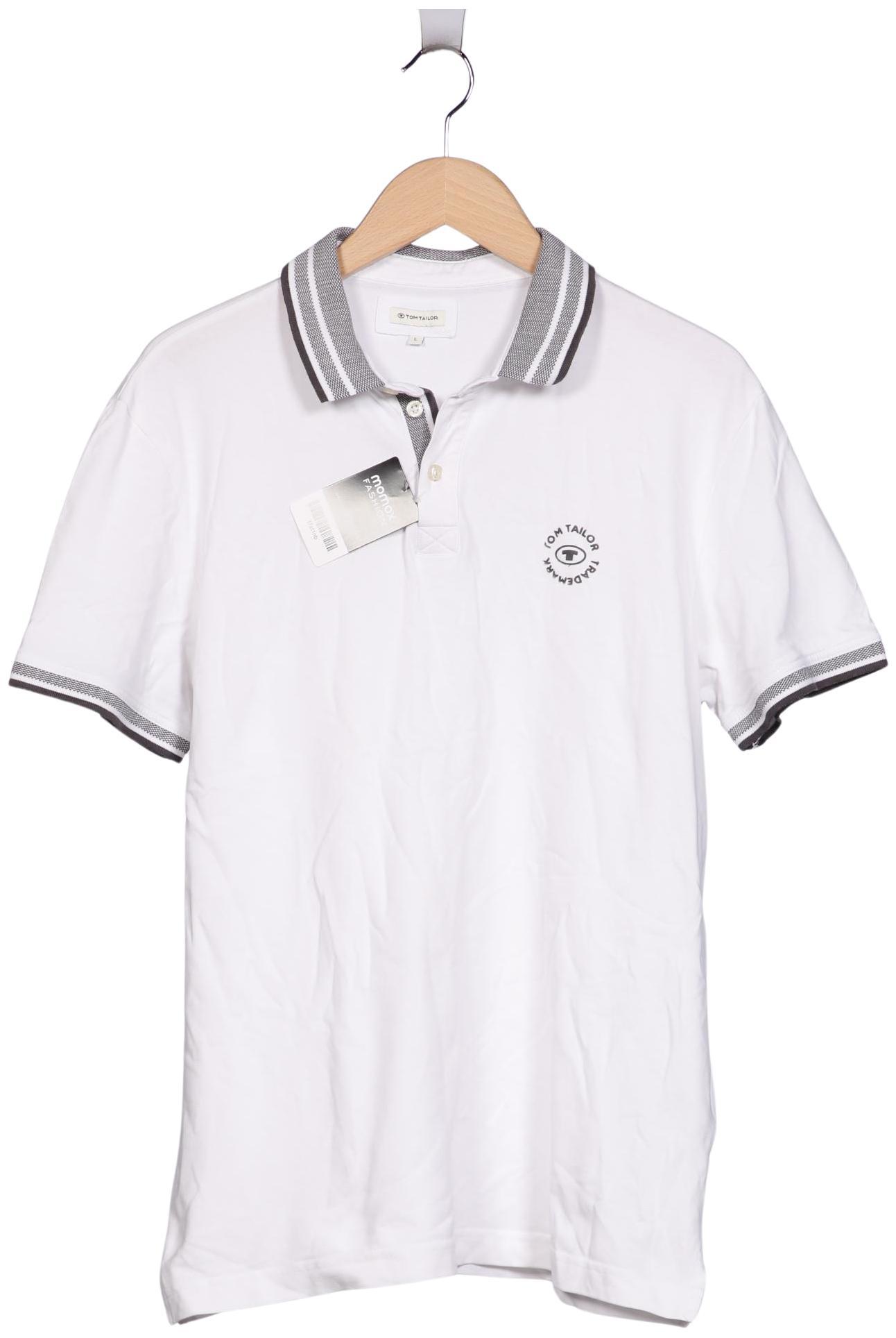 

TOM Tailor Denim Herren Poloshirt, weiß, Gr. 52