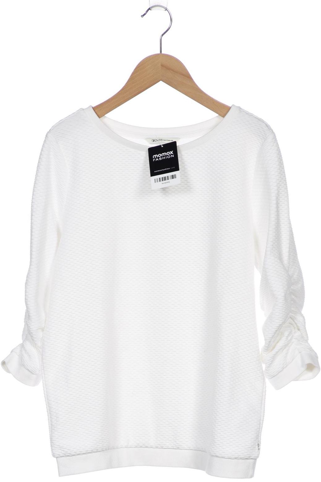 

TOM TAILOR Denim Damen Sweatshirt, weiß