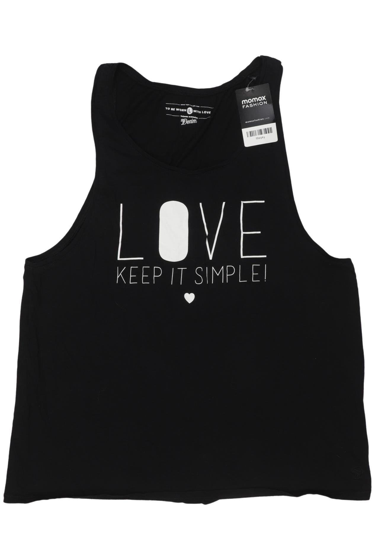 

TOM Tailor Denim Damen Top, schwarz, Gr. 42