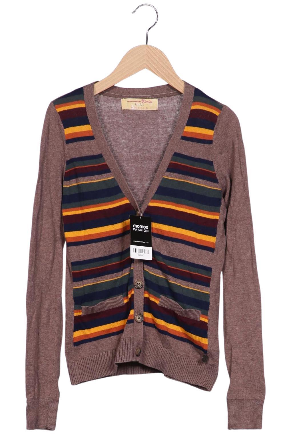 

TOM Tailor Denim Damen Strickjacke, braun, Gr. 34