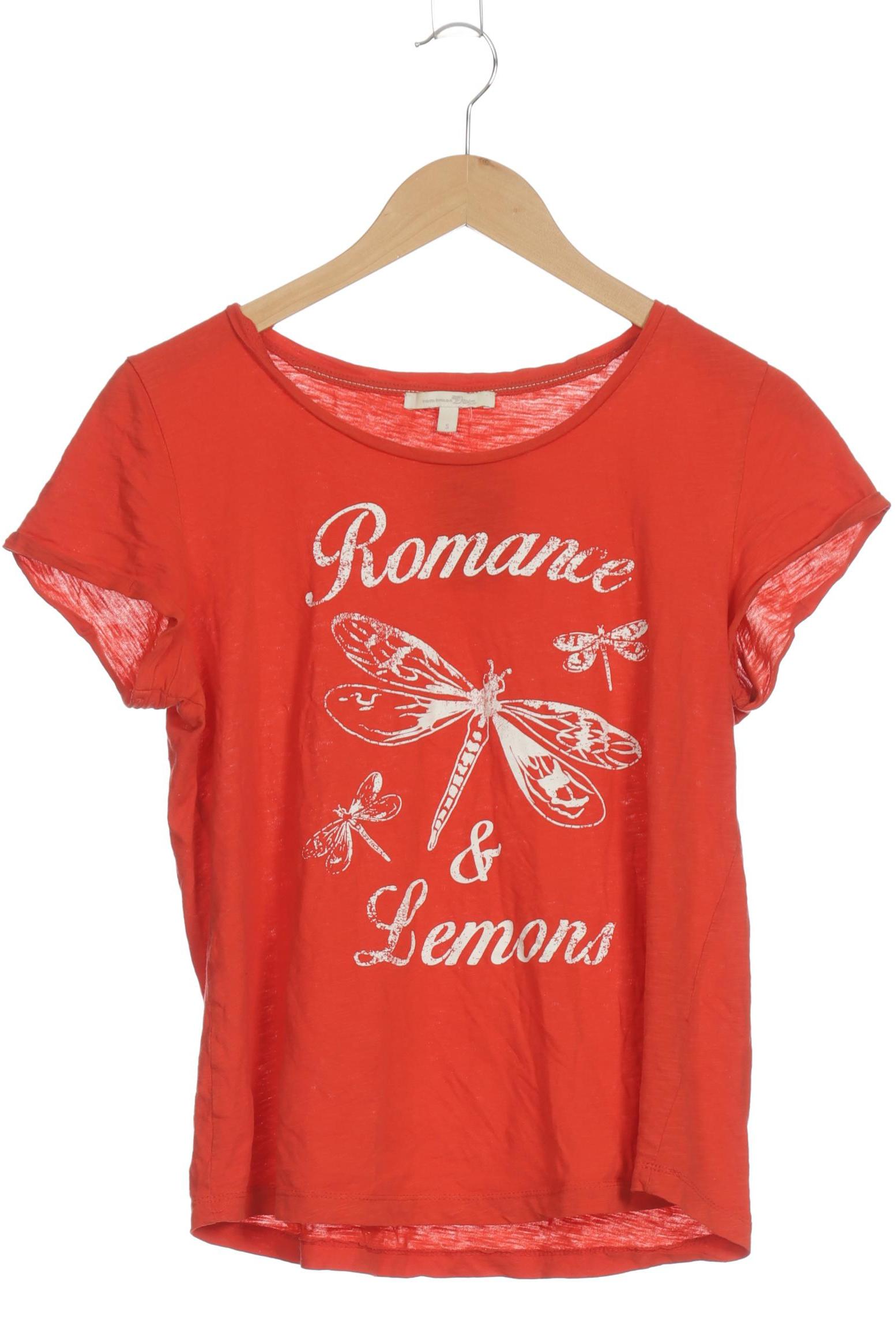 

TOM Tailor Denim Damen T-Shirt, rot, Gr. 36