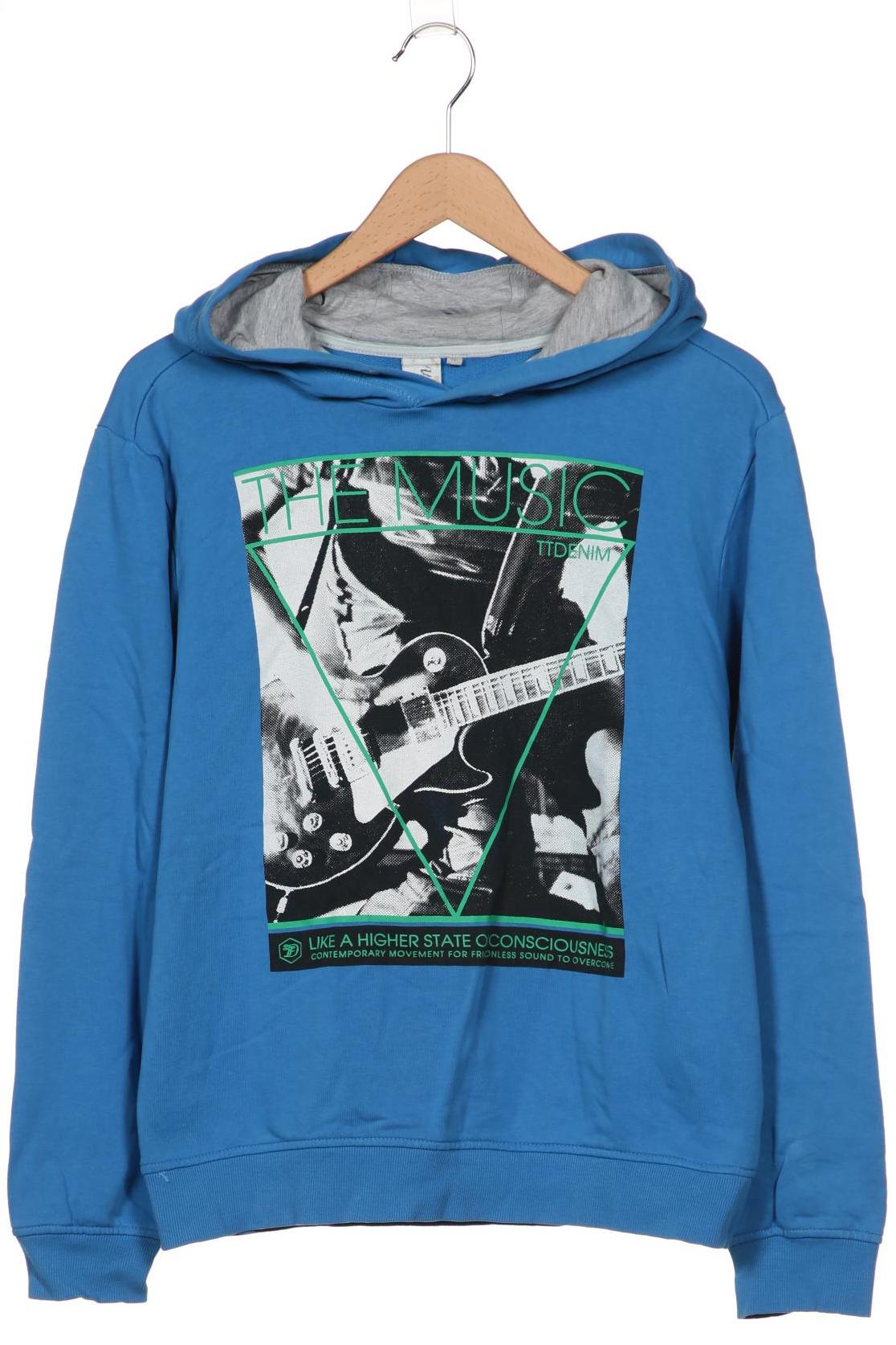 

TOM TAILOR Denim Damen Kapuzenpullover, blau