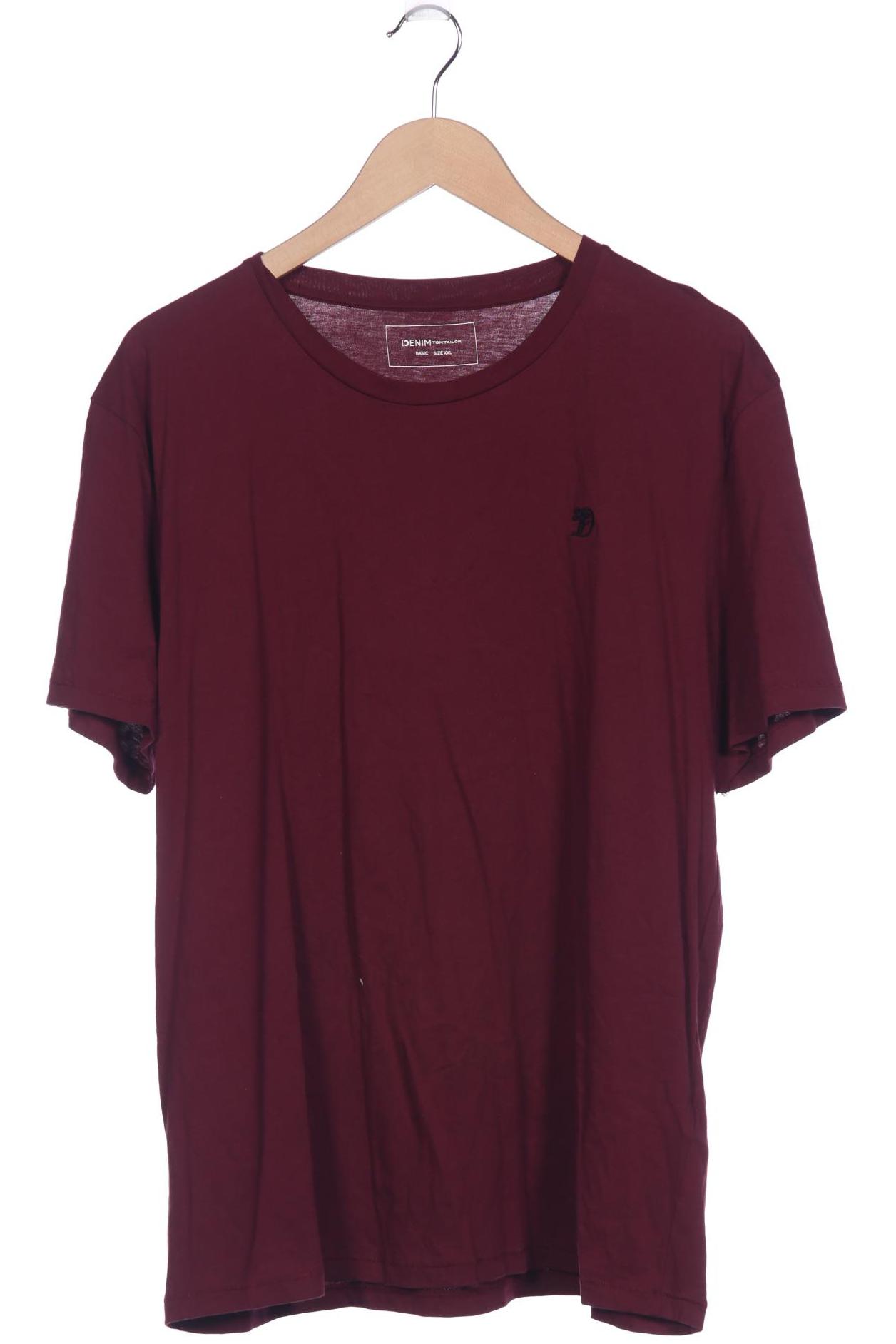 

TOM Tailor Denim Herren T-Shirt, bordeaux, Gr. 56