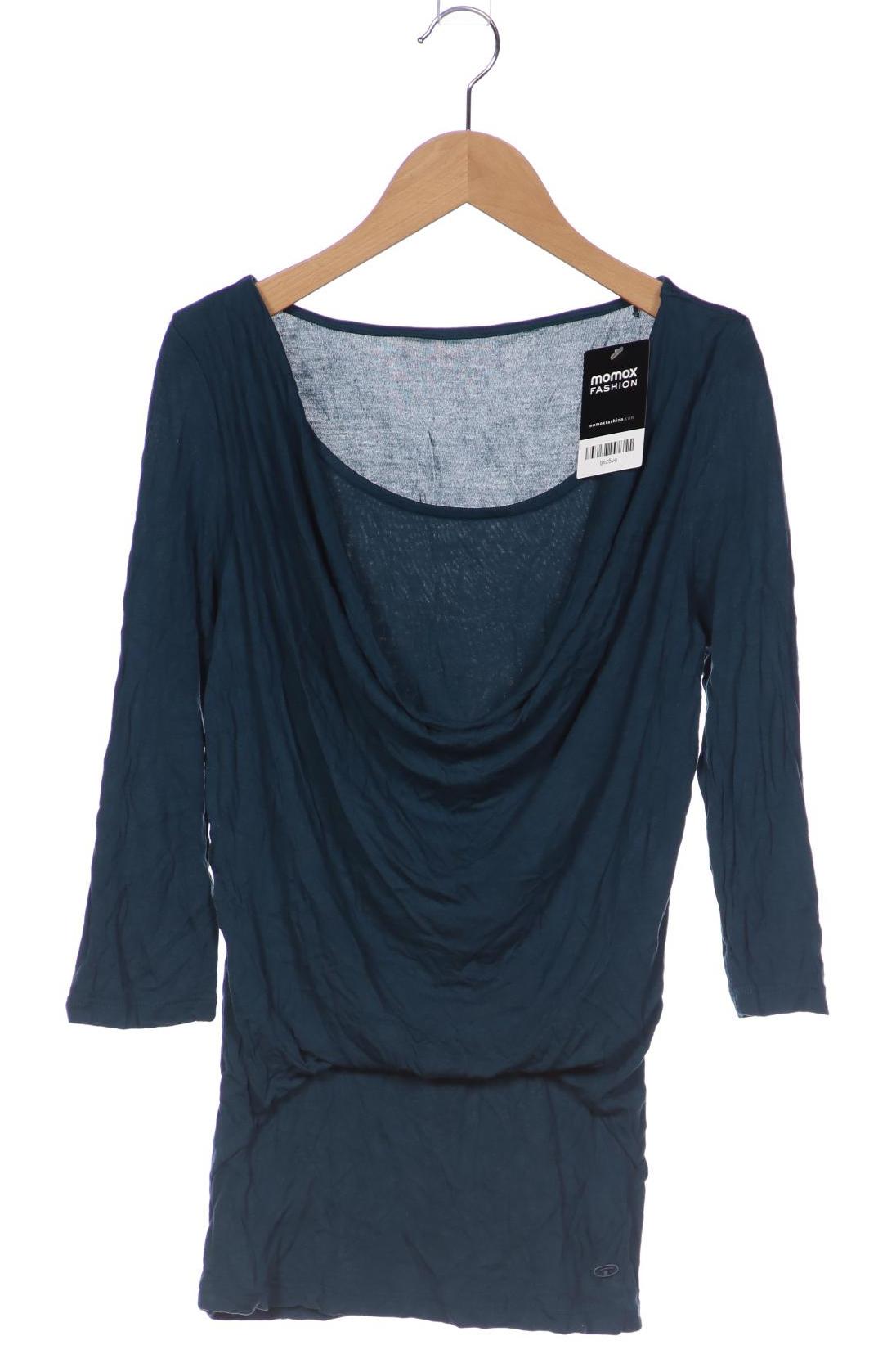 

TOM Tailor Denim Damen Langarmshirt, türkis, Gr. 34