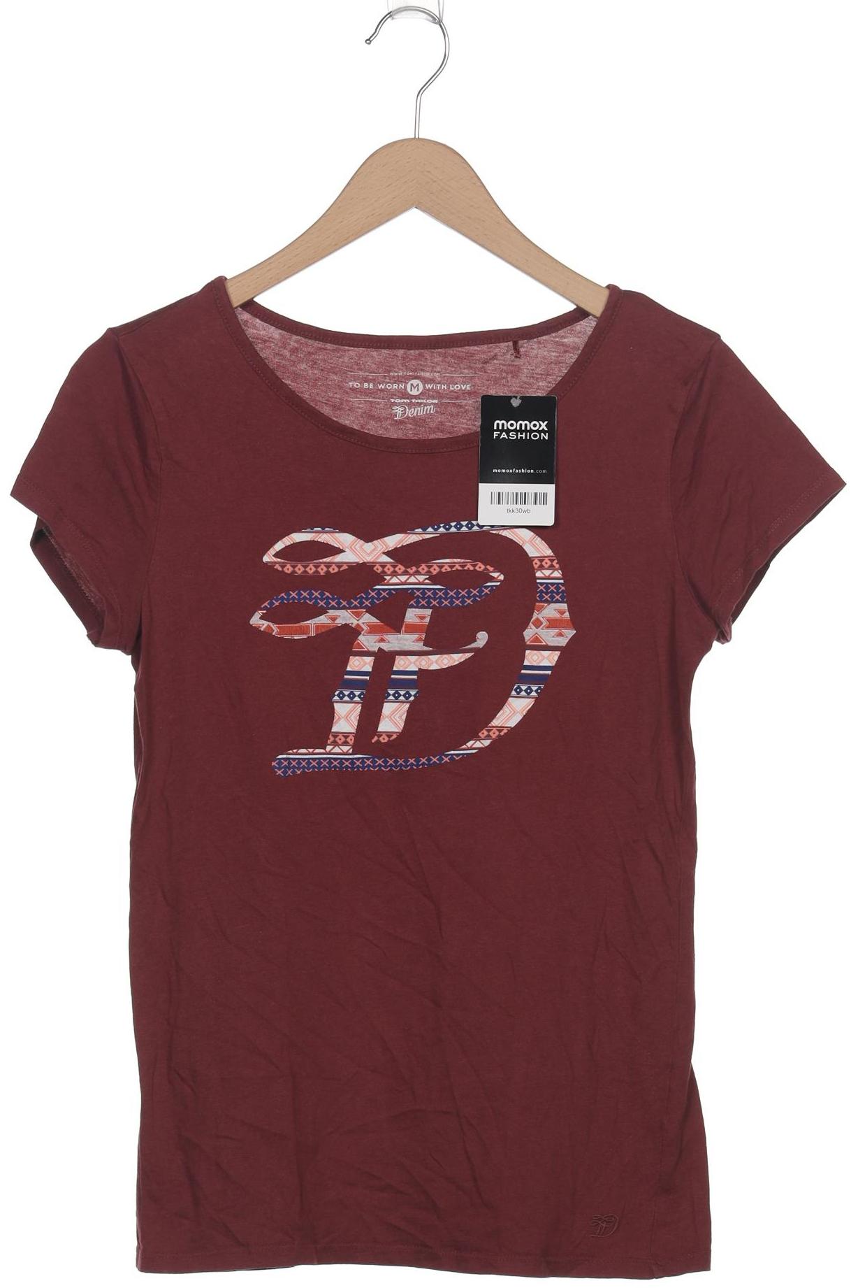 

TOM Tailor Denim Damen T-Shirt, bordeaux, Gr. 38