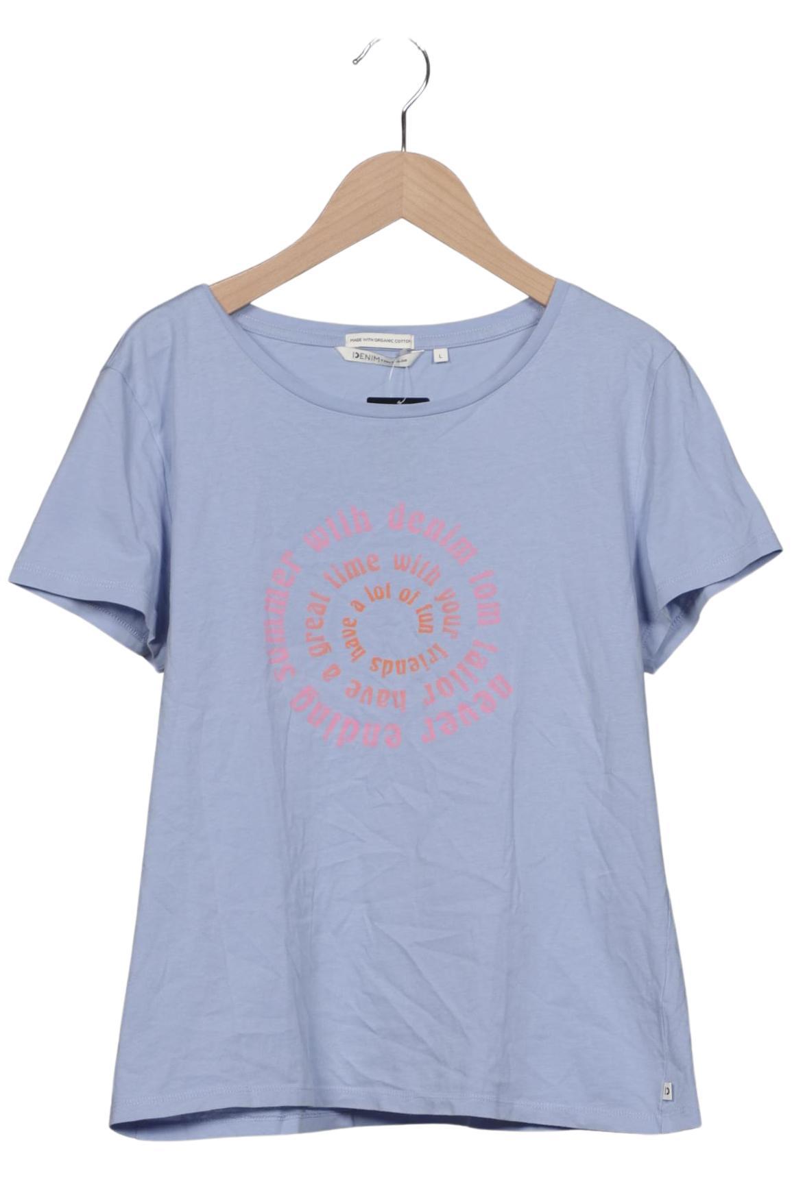 

TOM Tailor Denim Damen T-Shirt, hellblau, Gr. 42