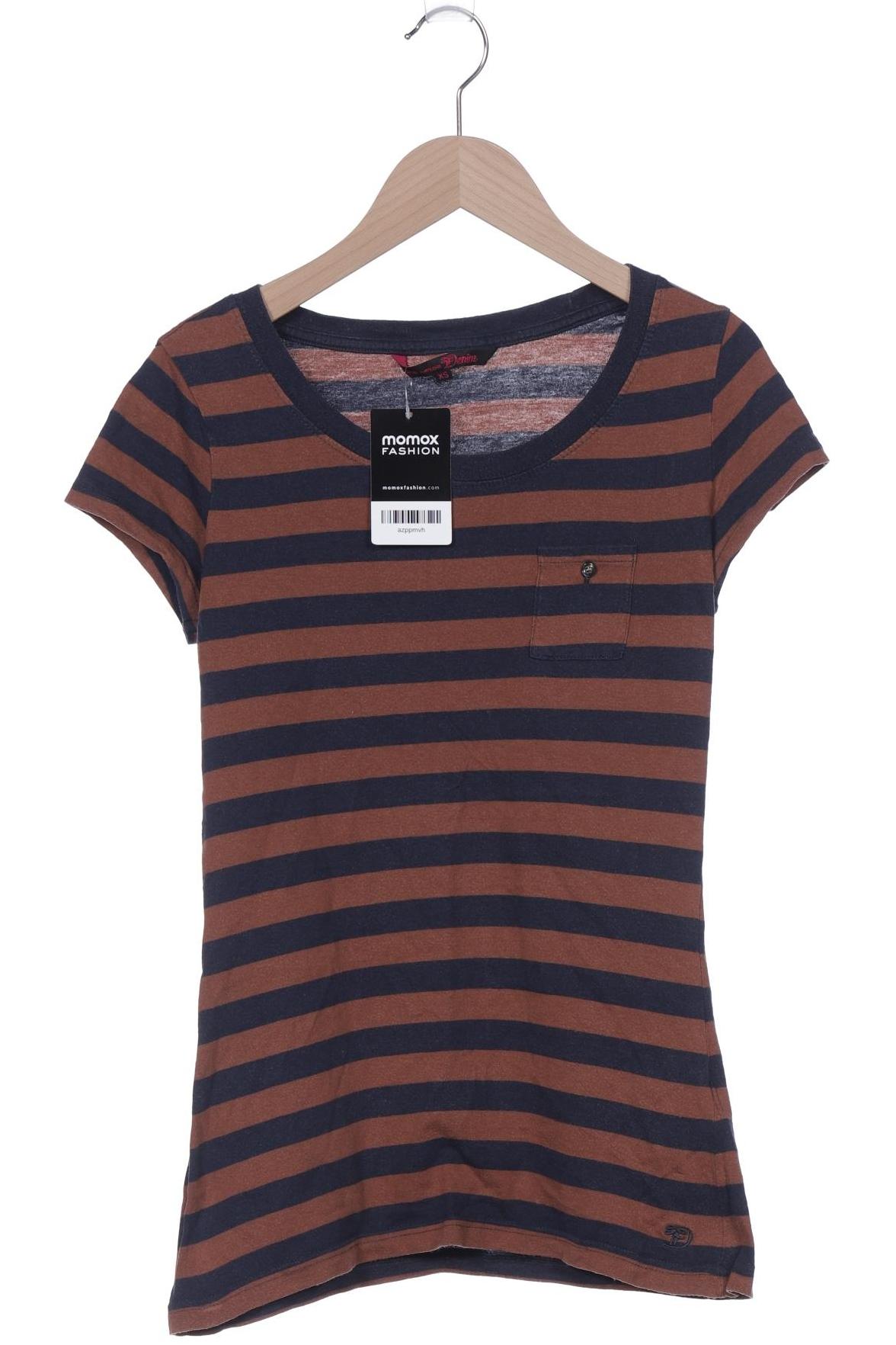 

TOM Tailor Denim Damen T-Shirt, braun, Gr. 34