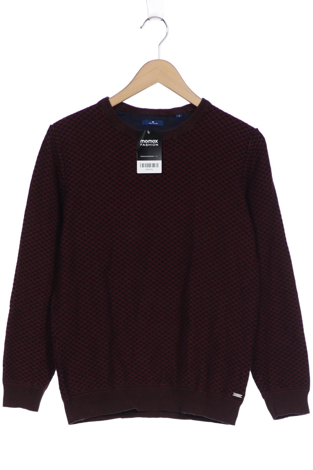 

TOM TAILOR Denim Herren Pullover, bordeaux