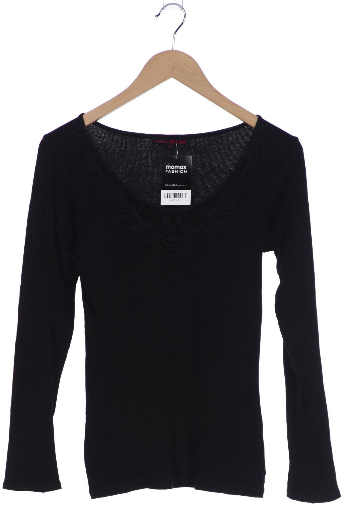 

TOM Tailor Denim Damen Langarmshirt, schwarz, Gr. 42
