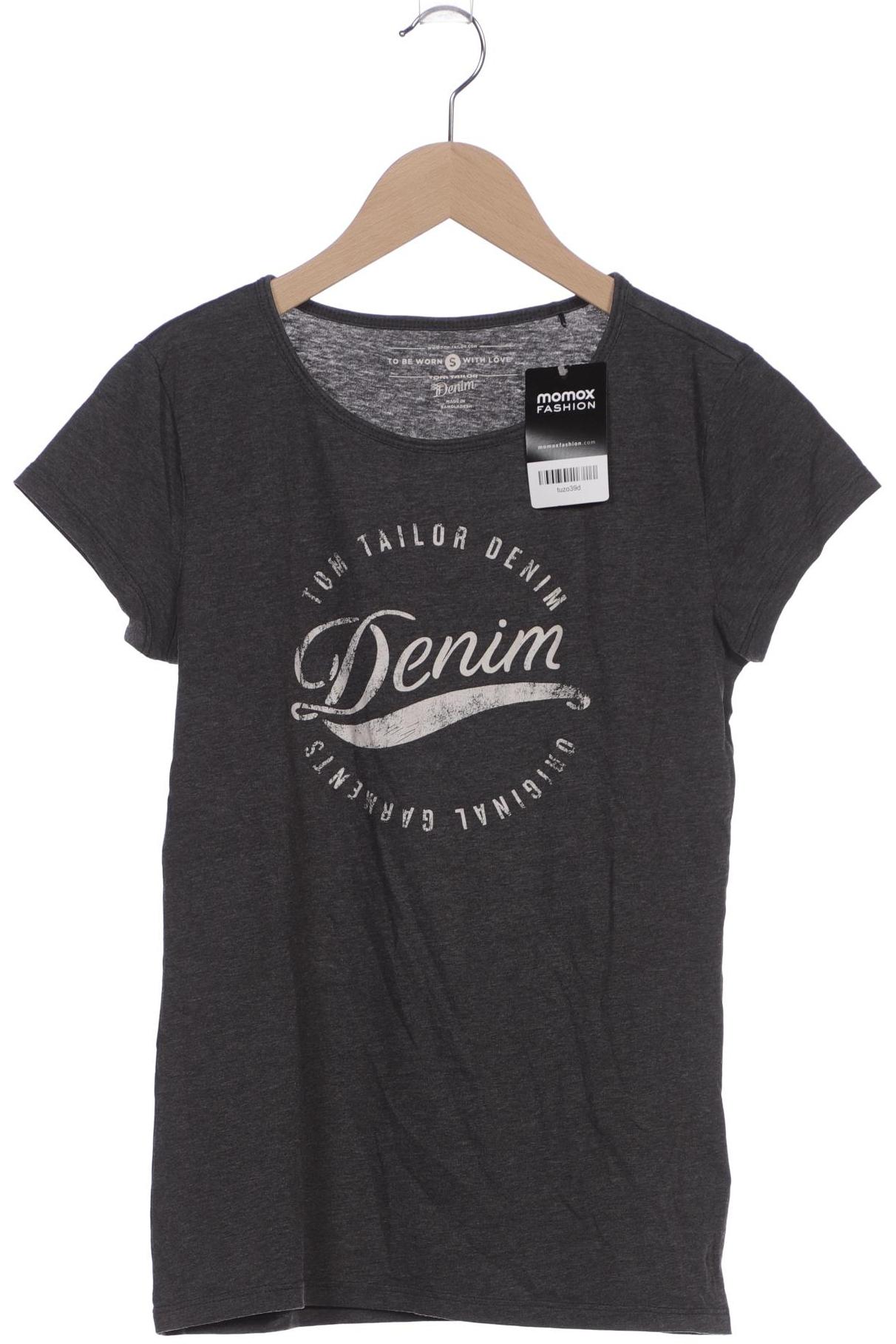 

TOM Tailor Denim Damen T-Shirt, grau, Gr. 36