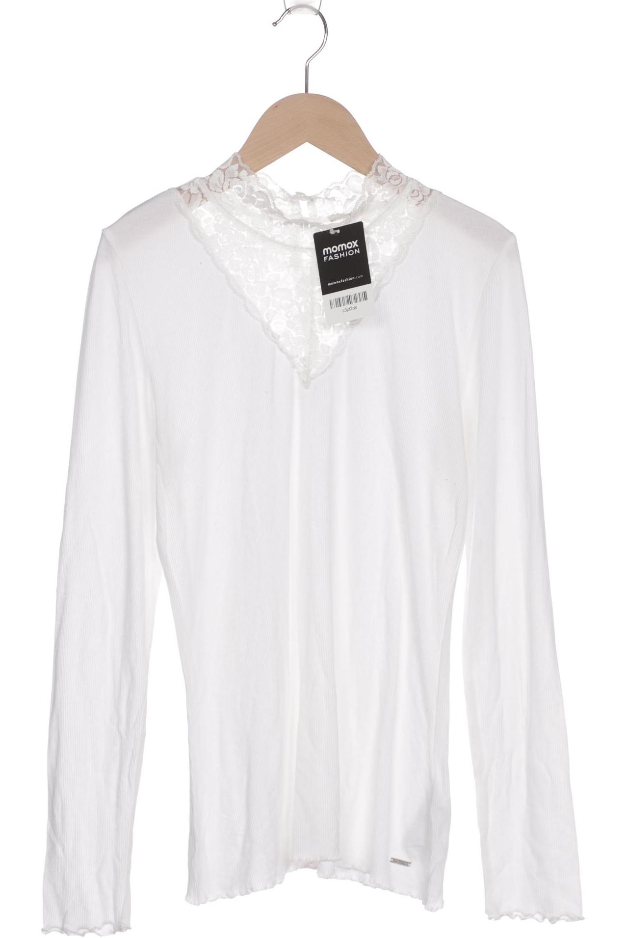 

TOM Tailor Denim Damen Langarmshirt, weiß, Gr. 42