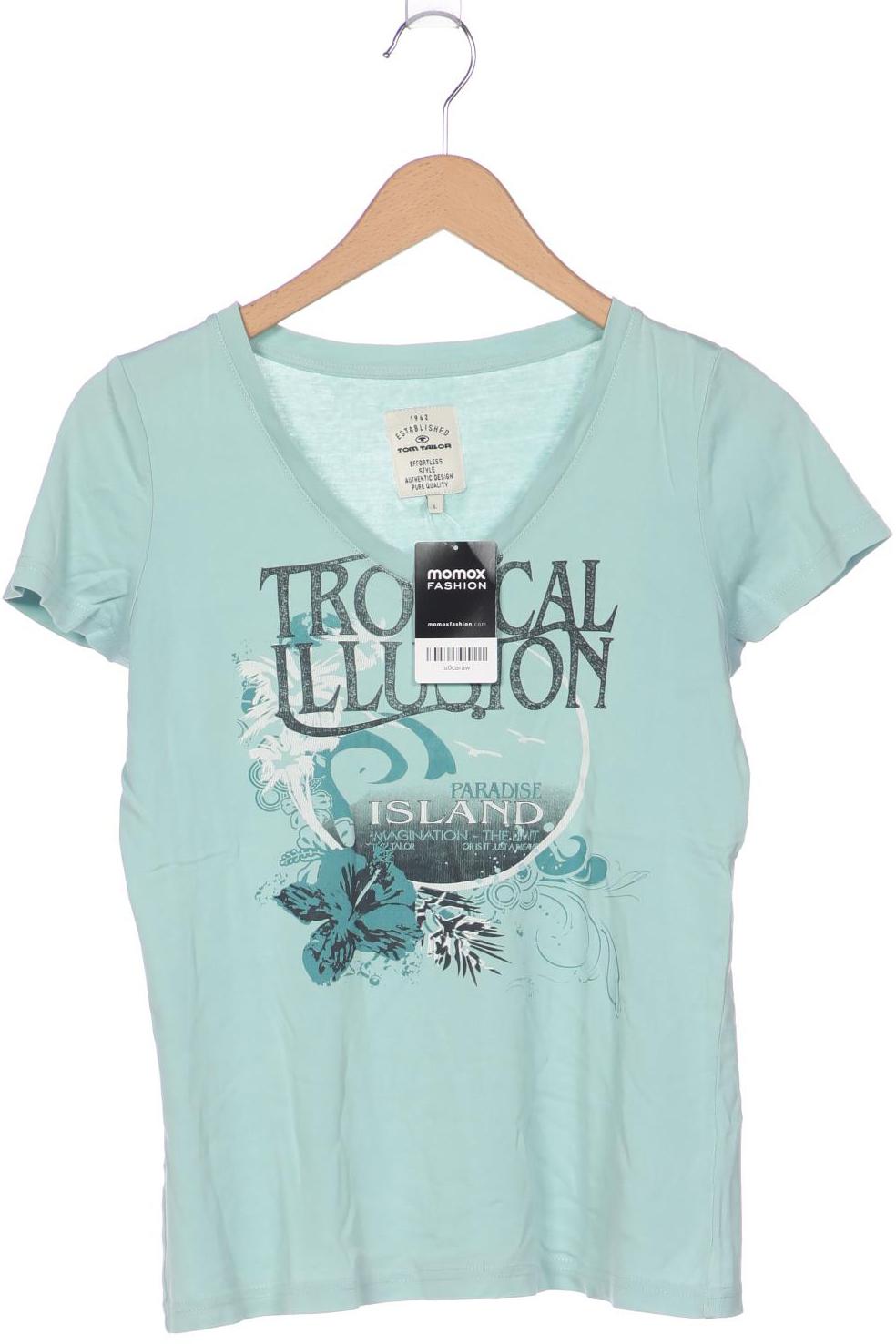 

TOM Tailor Denim Damen T-Shirt, hellgrün, Gr. 42