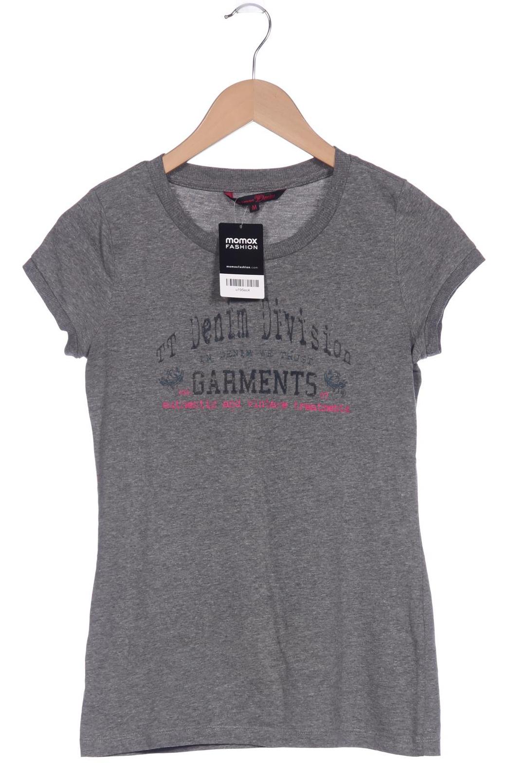 

TOM Tailor Denim Damen T-Shirt, grau, Gr. 38
