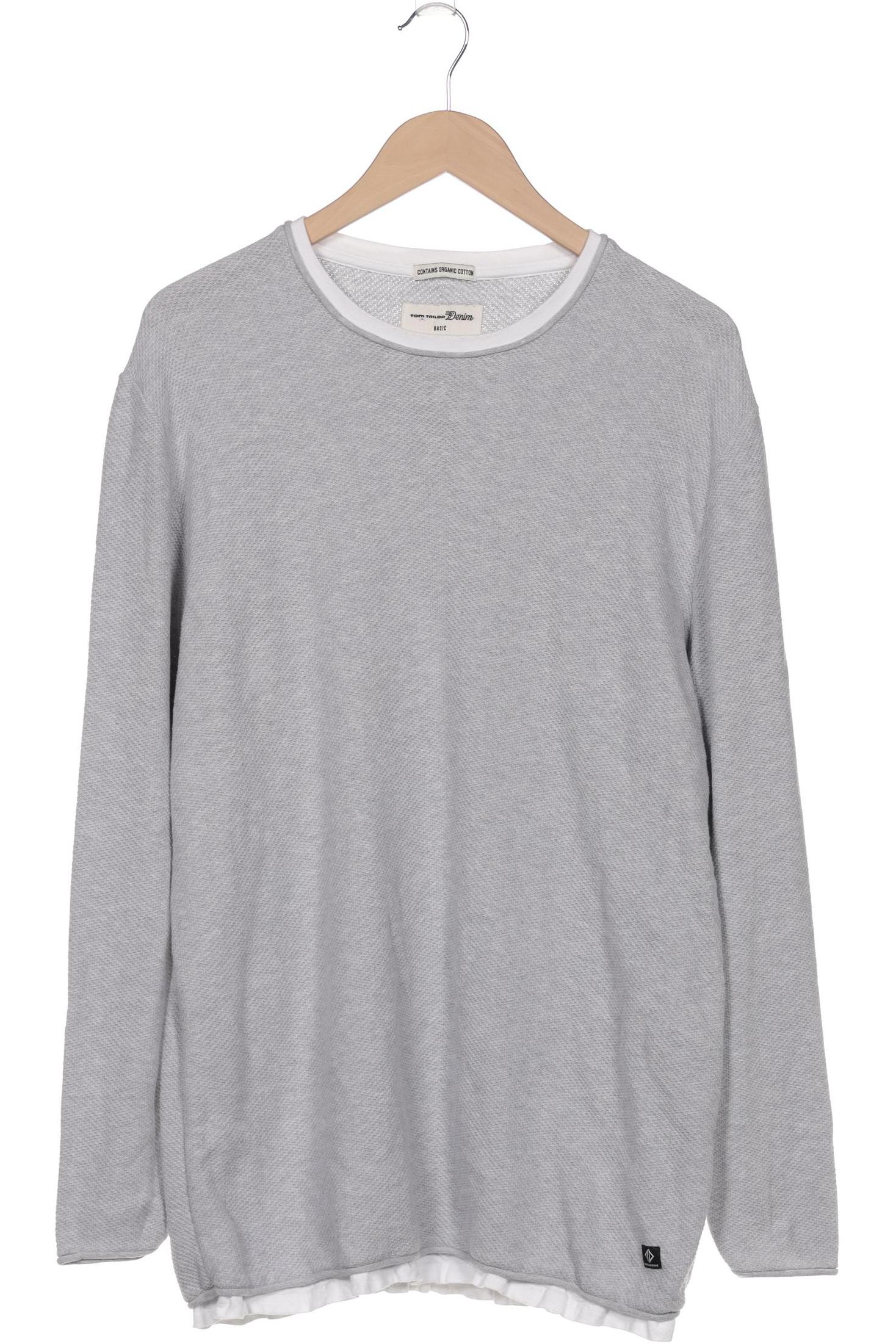 

TOM Tailor Denim Herren Pullover, grau, Gr. 56