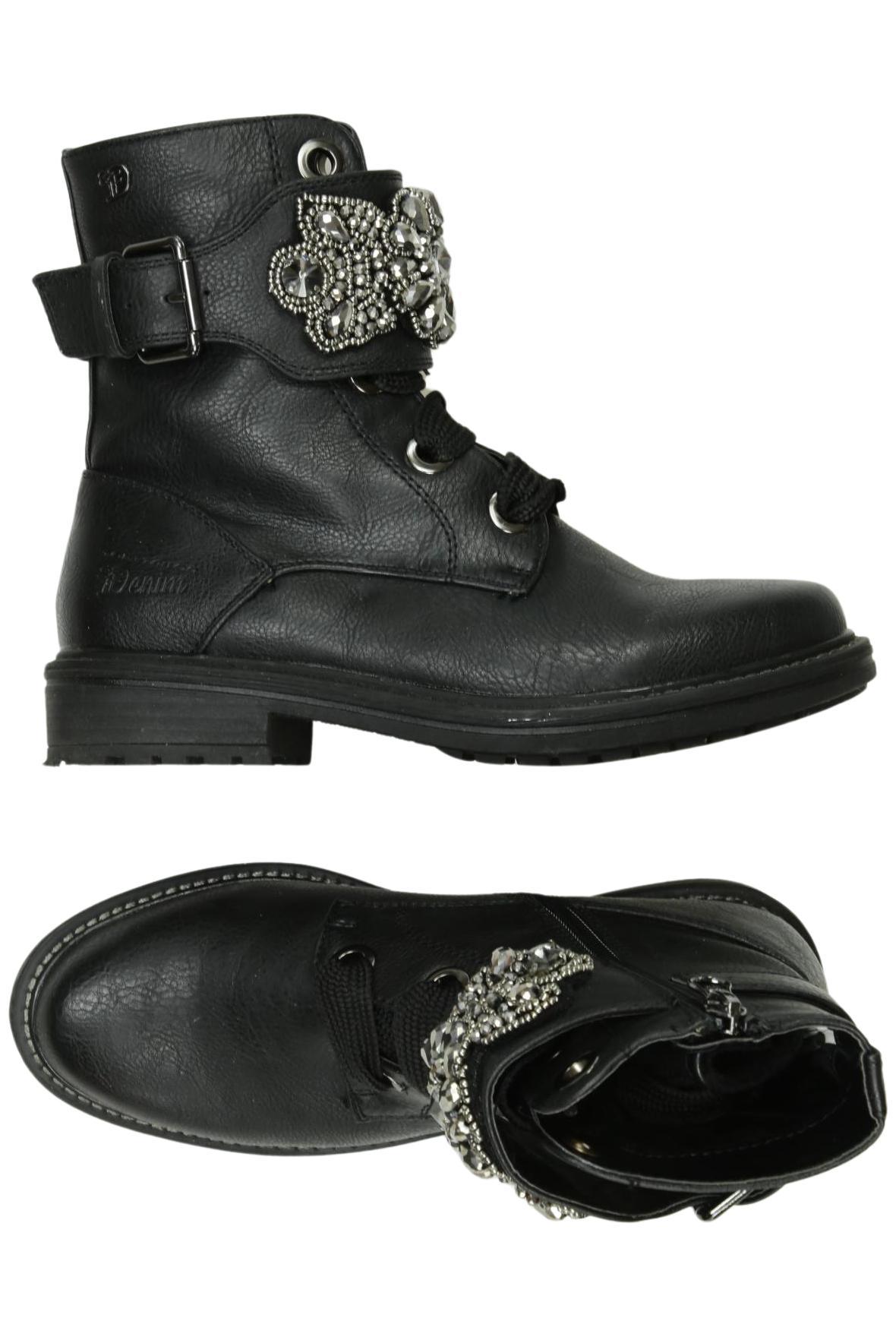 

TOM Tailor Denim Damen Stiefelette, schwarz, Gr. 36