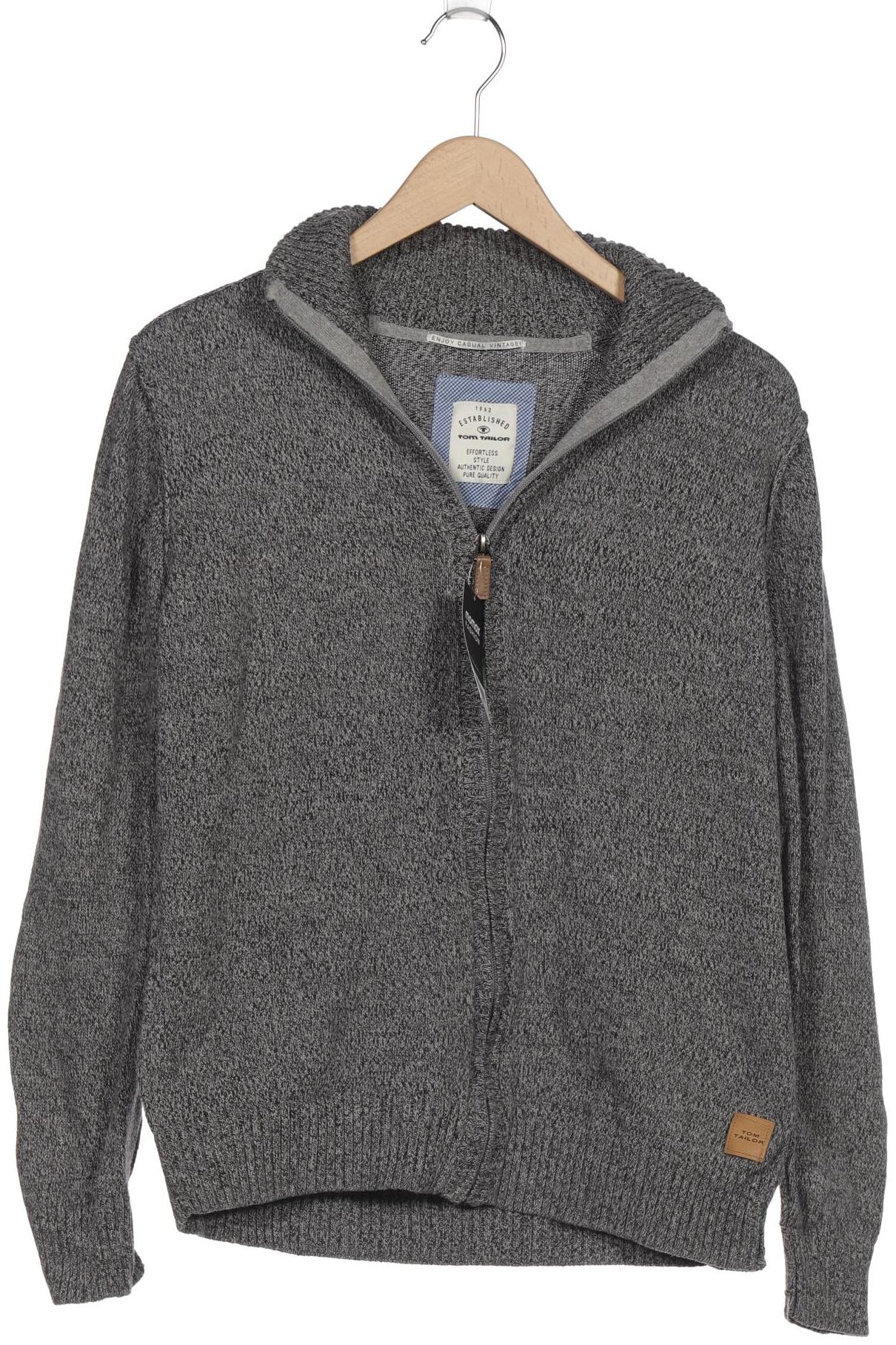 

TOM TAILOR Denim Damen Strickjacke, grau