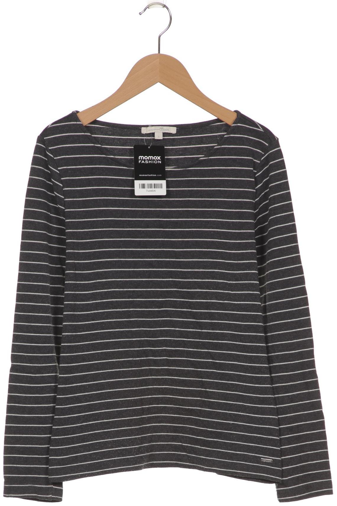 

TOM Tailor Denim Damen Langarmshirt, grau, Gr. 36