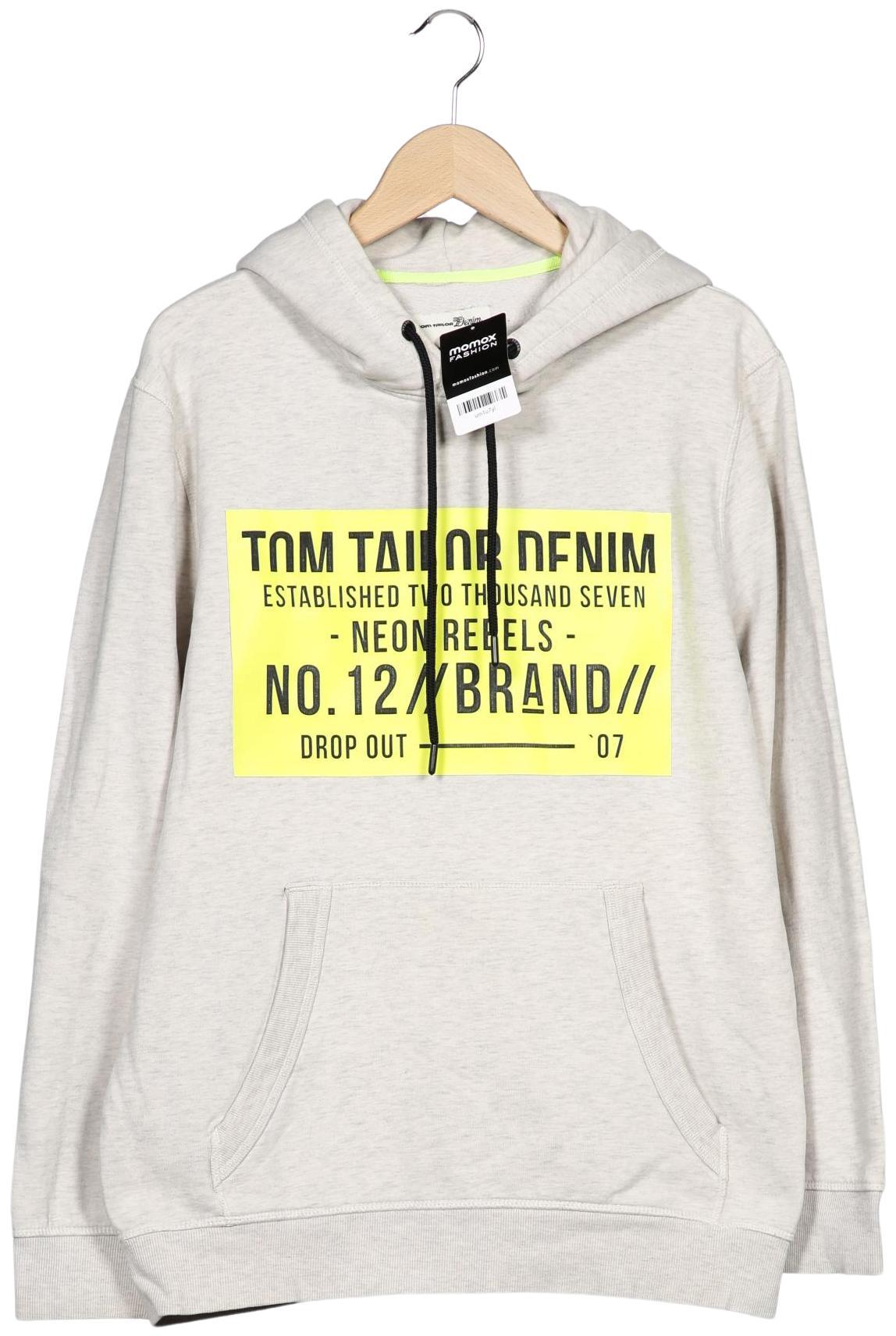 

TOM Tailor Denim Herren Kapuzenpullover, grau, Gr. 54