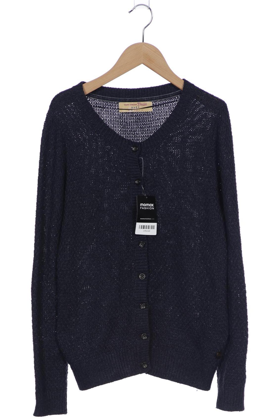 

TOM Tailor Denim Damen Strickjacke, marineblau, Gr. 38