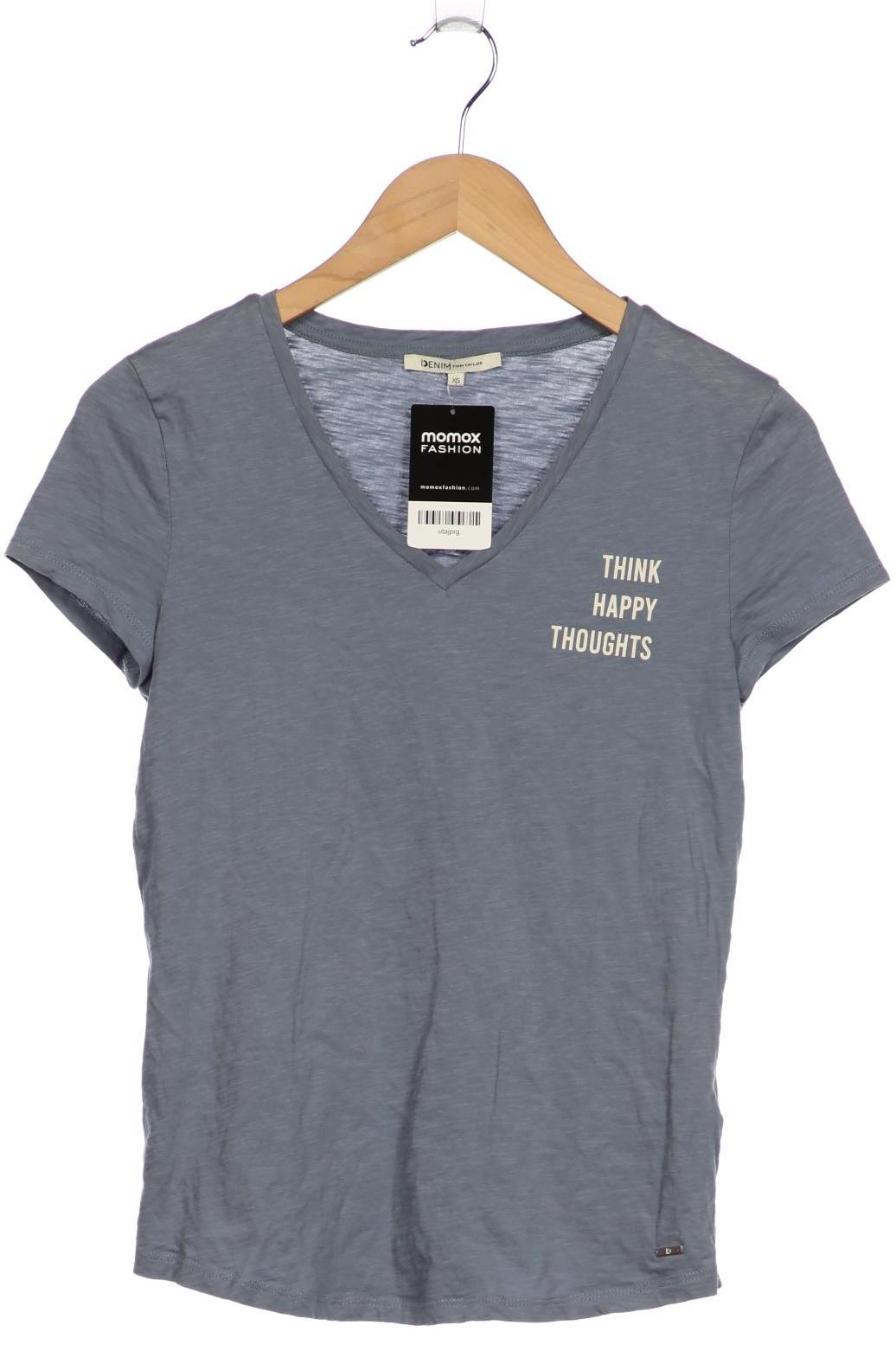 

TOM Tailor Denim Damen T-Shirt, blau, Gr. 34