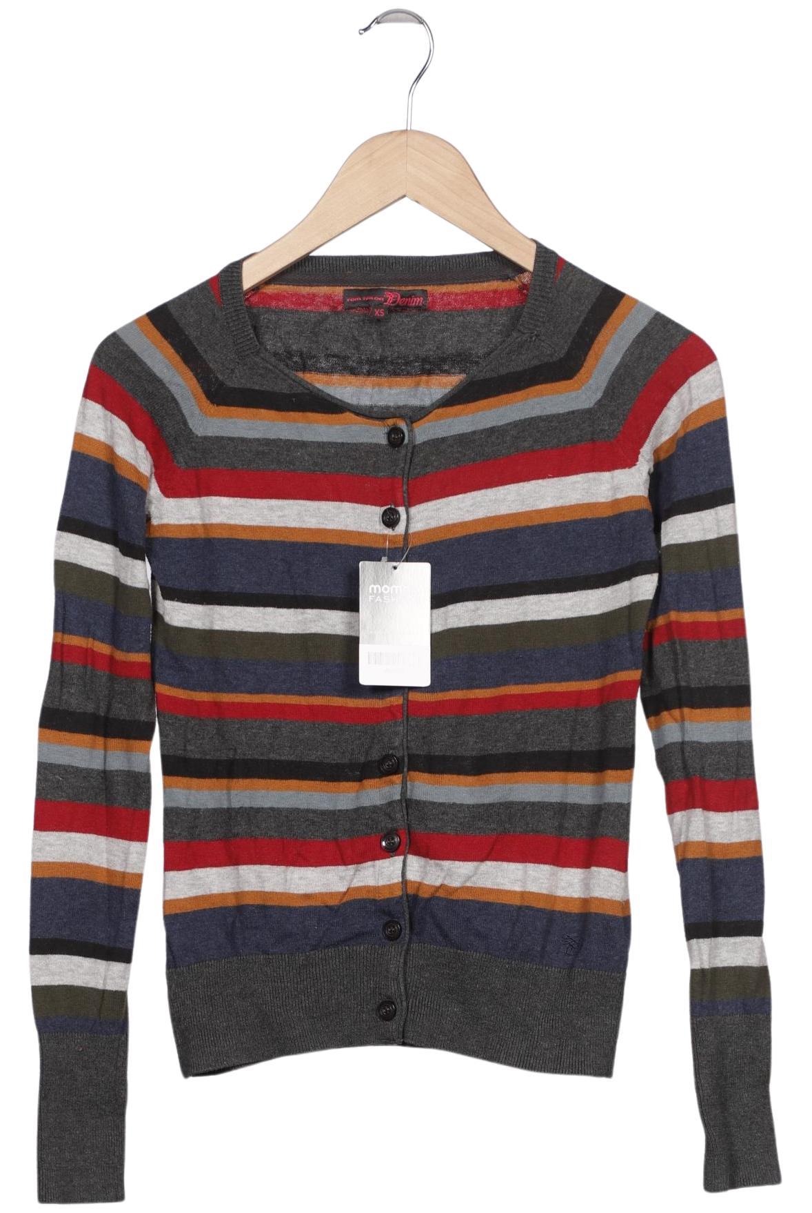 

TOM Tailor Denim Damen Strickjacke, mehrfarbig, Gr. 34