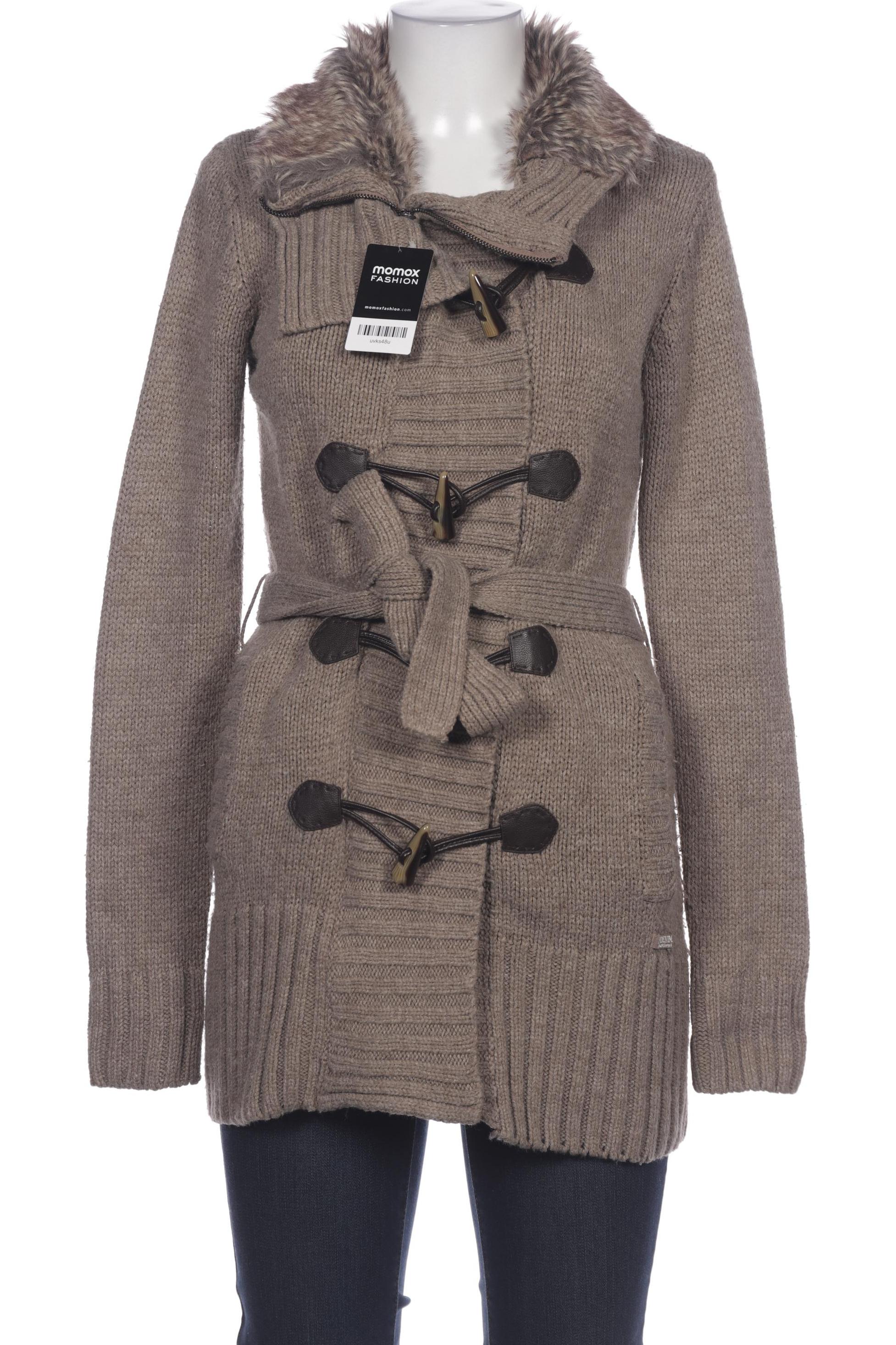 

TOM Tailor Denim Damen Strickjacke, beige, Gr. 36