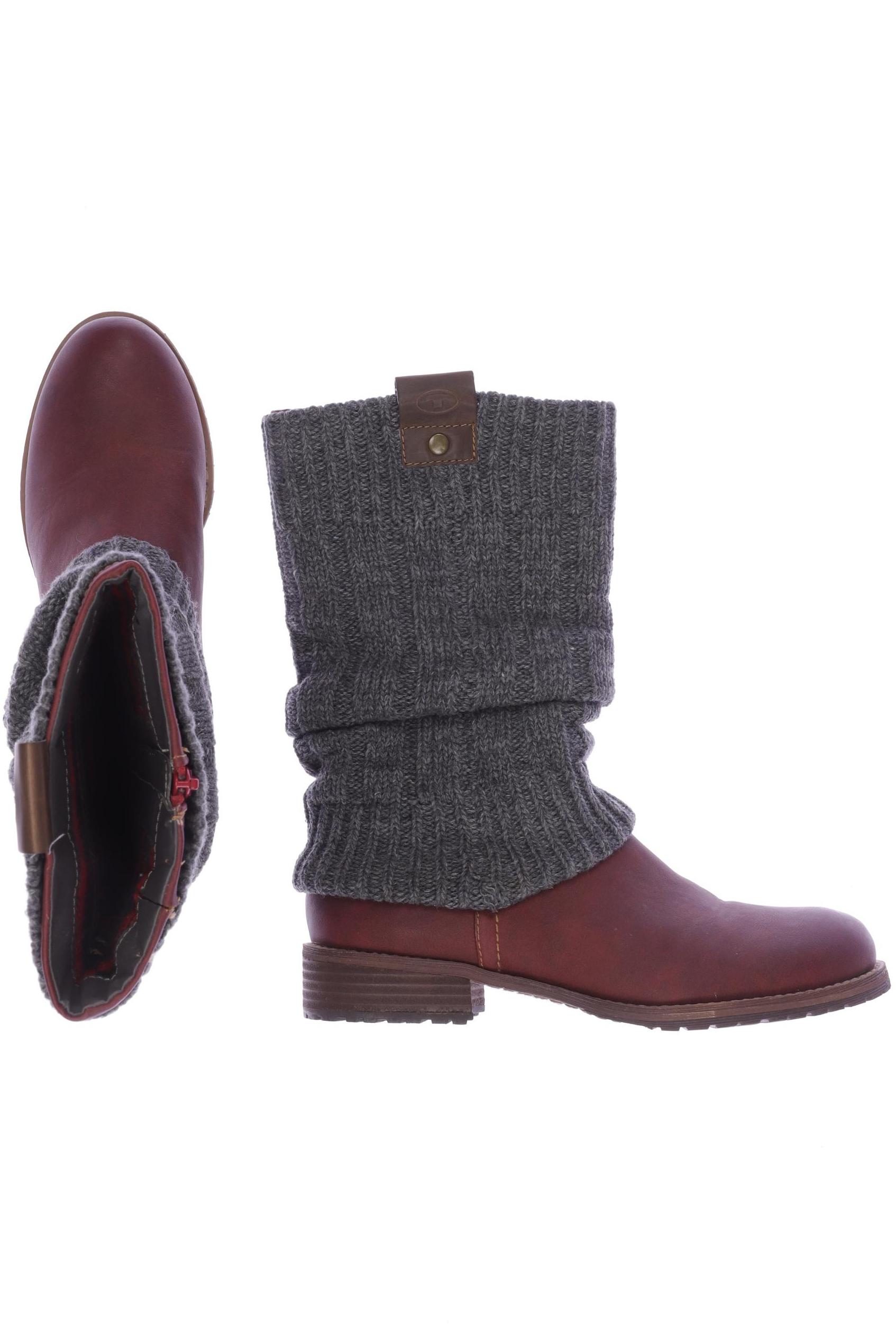 

TOM Tailor Denim Damen Stiefel, bordeaux, Gr. 38