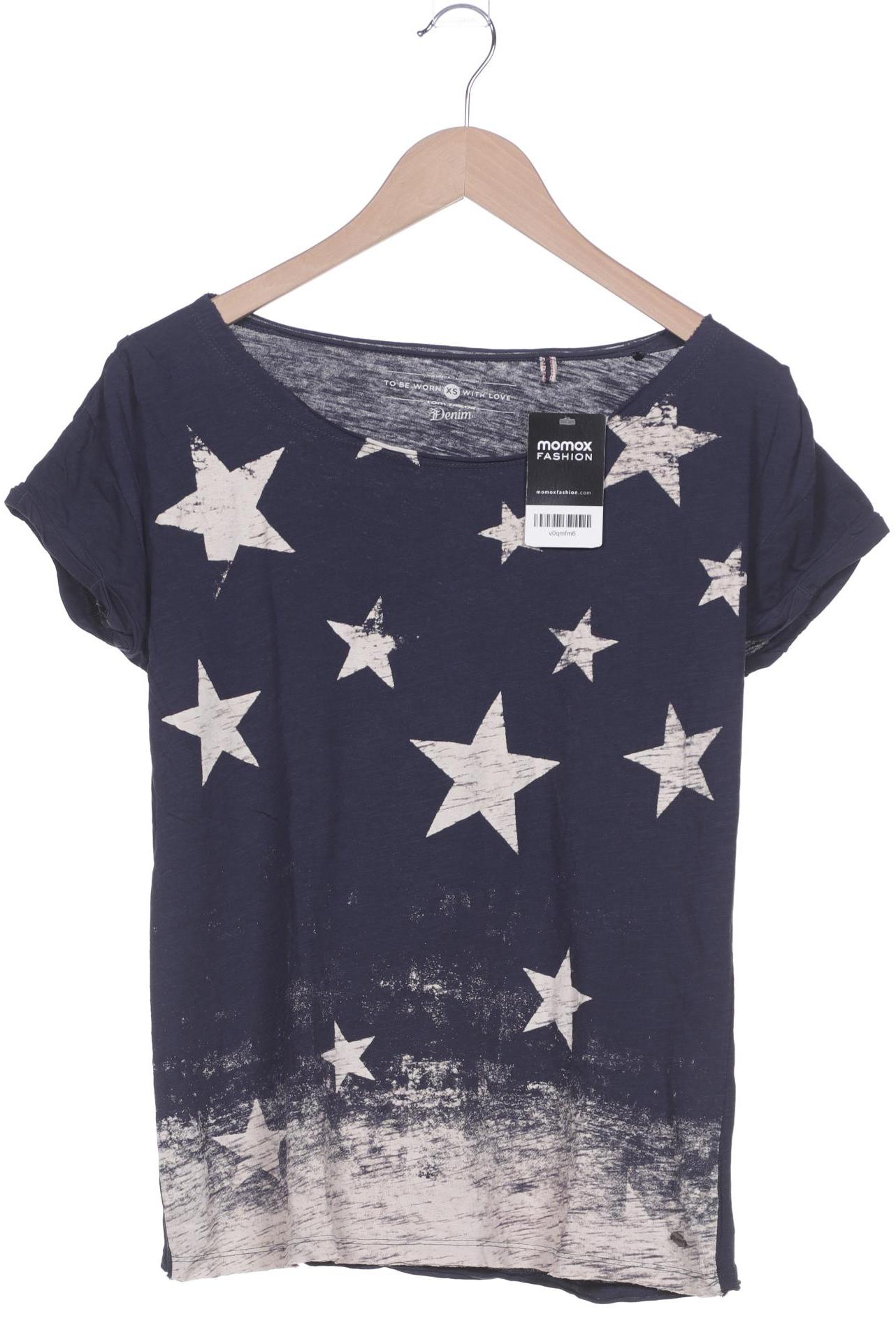 

TOM Tailor Denim Damen T-Shirt, marineblau, Gr. 34