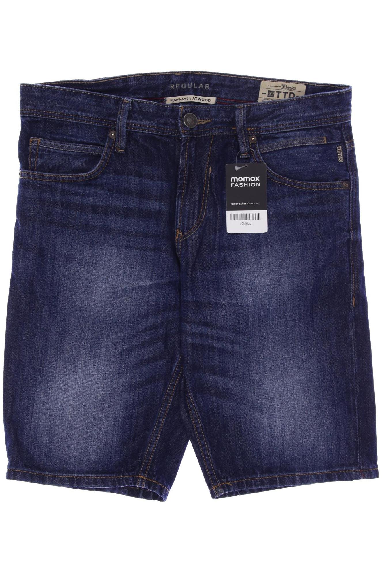 

TOM TAILOR Denim Herren Shorts, blau