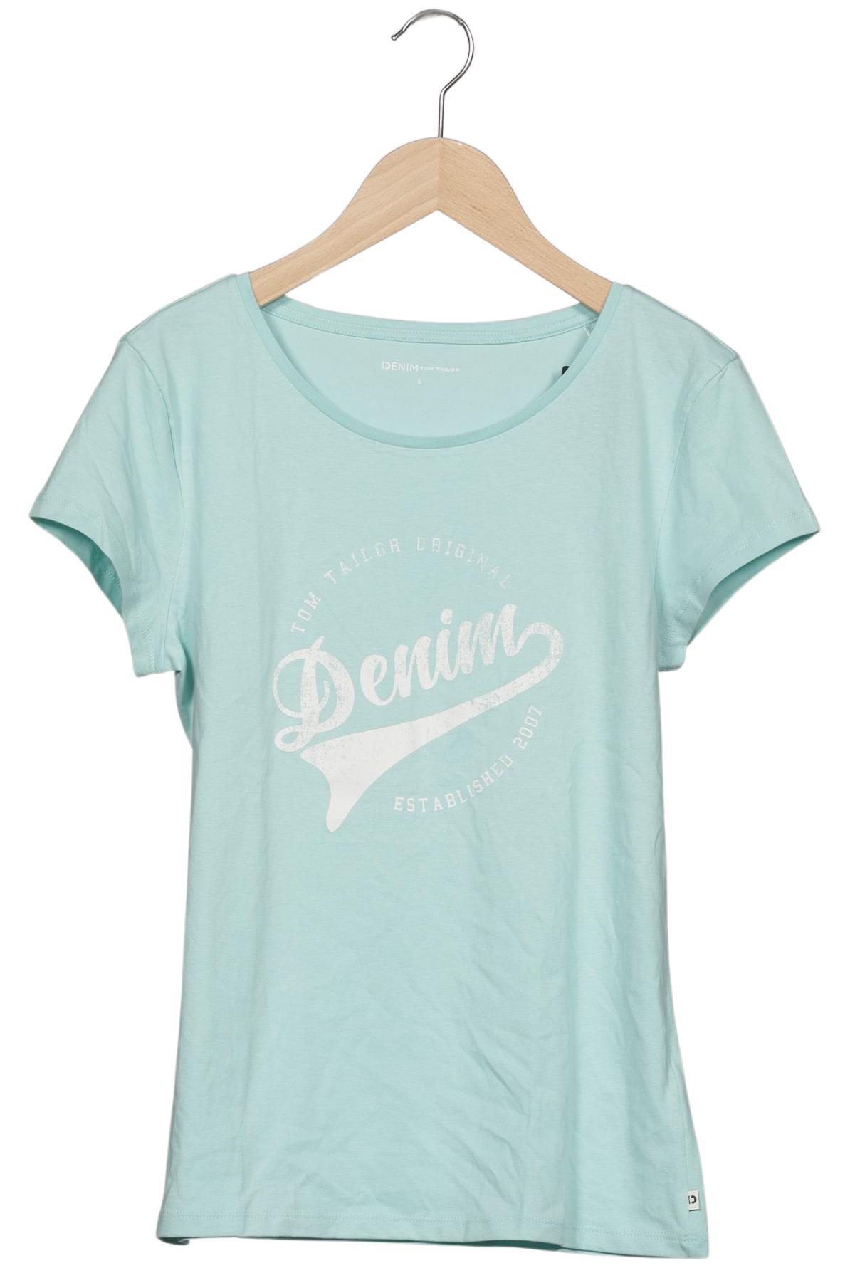 

TOM Tailor Denim Damen T-Shirt, hellblau, Gr. 36
