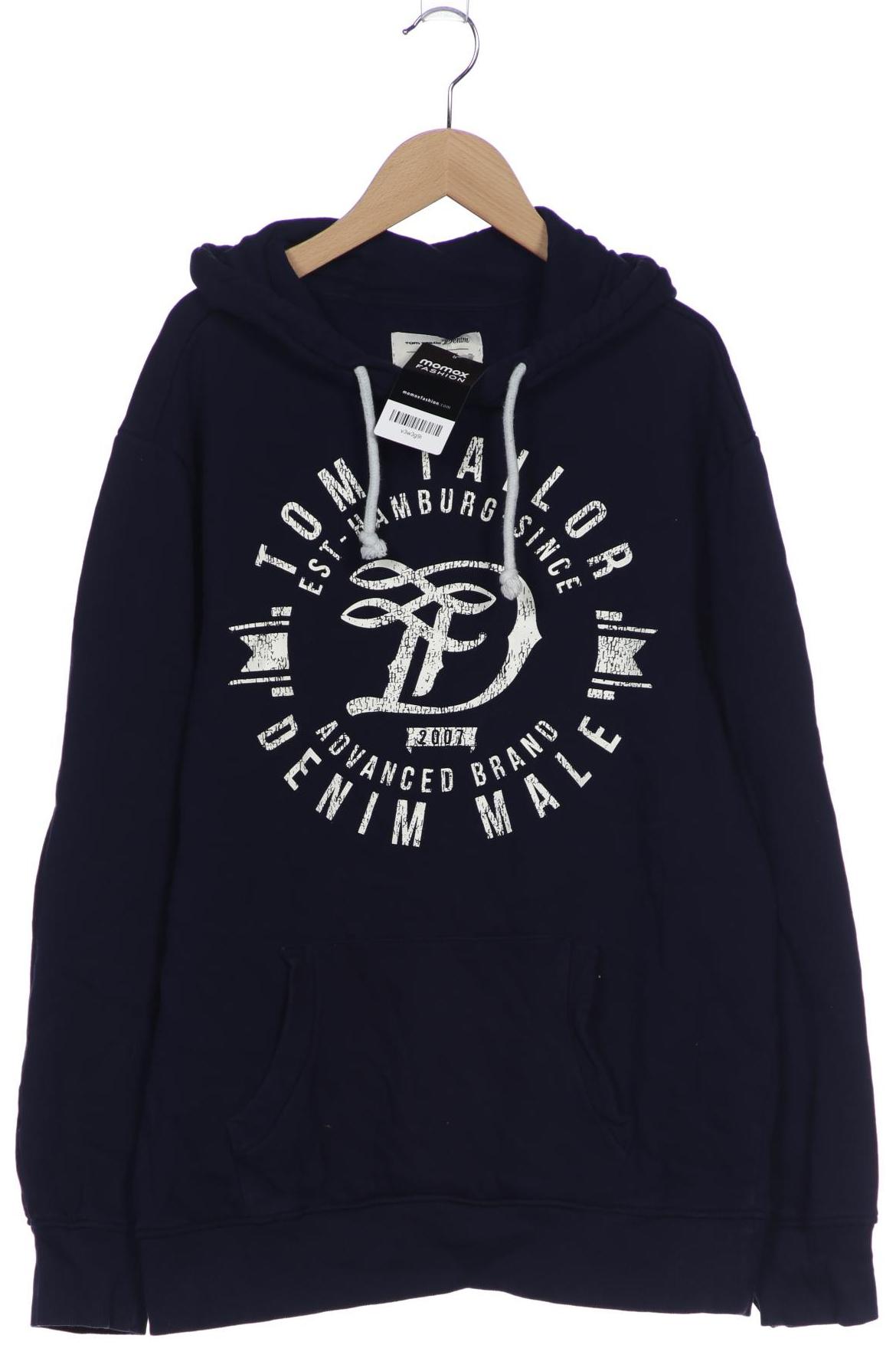 

TOM Tailor Denim Herren Kapuzenpullover, marineblau, Gr. 54