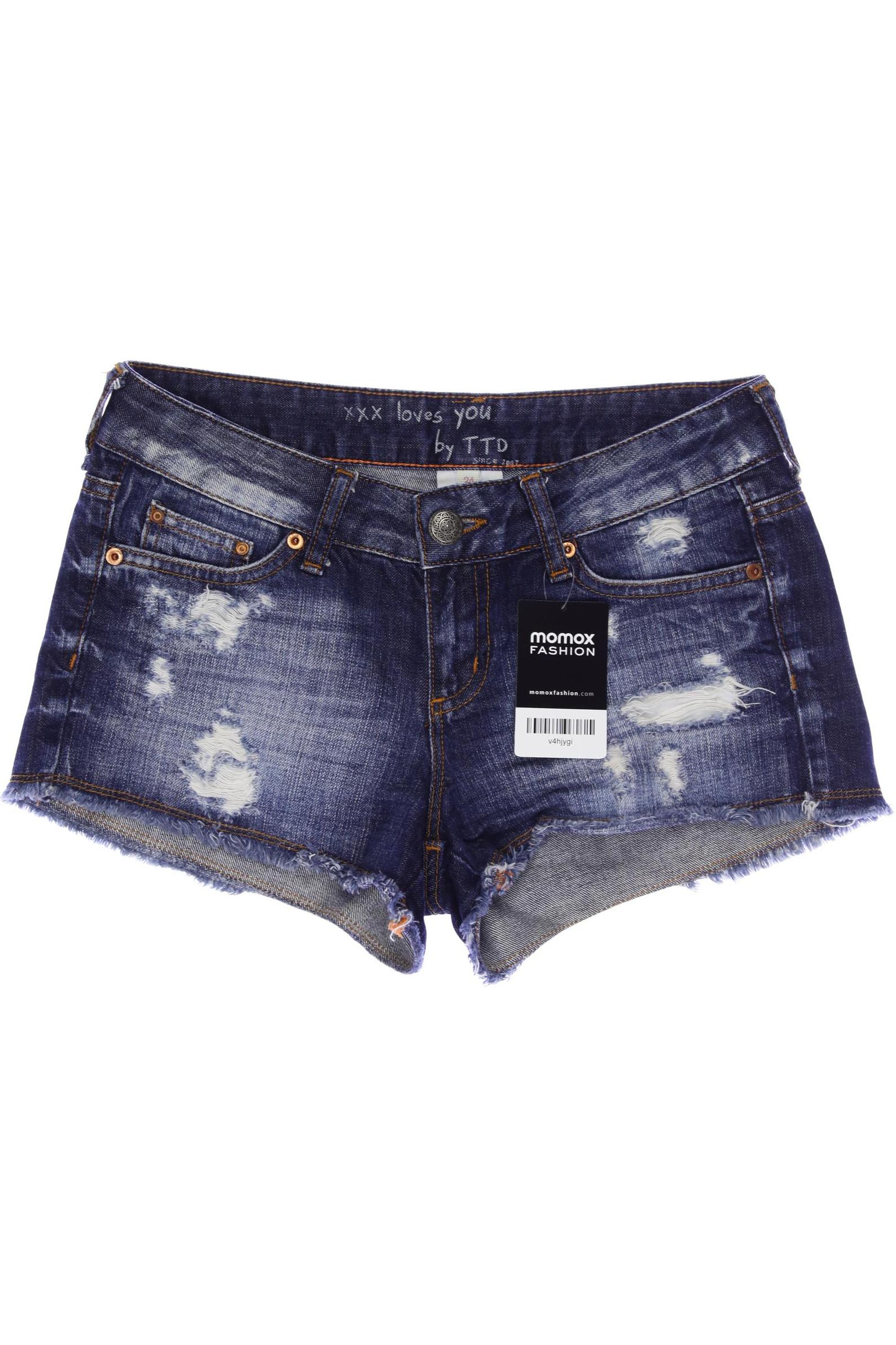 

TOM Tailor Denim Damen Shorts, blau, Gr. 24