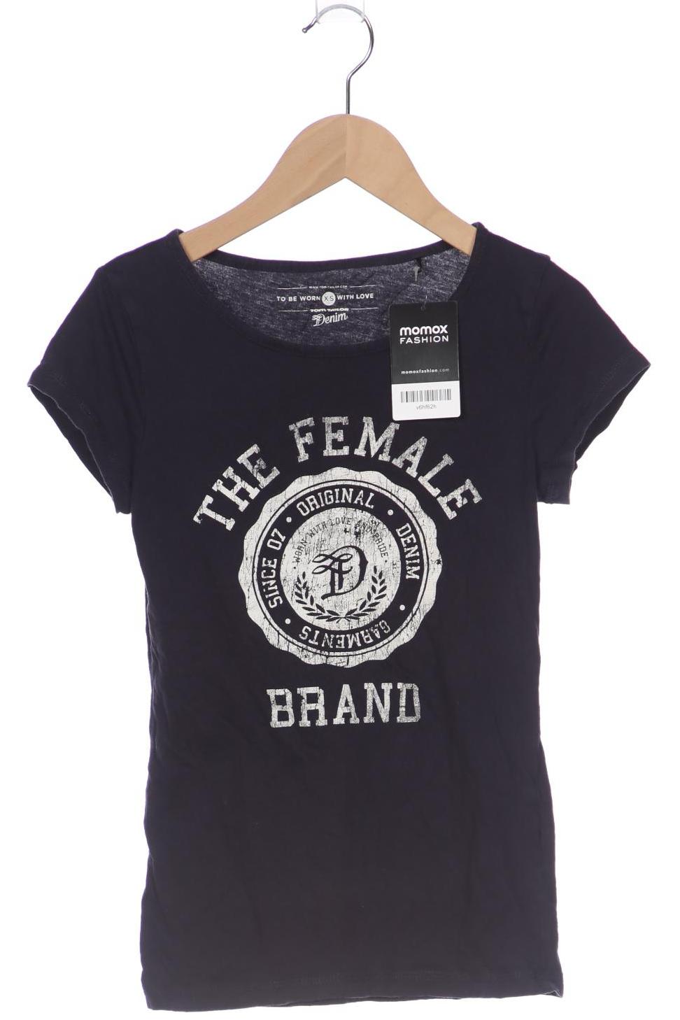 

TOM TAILOR Denim Damen T-Shirt, marineblau