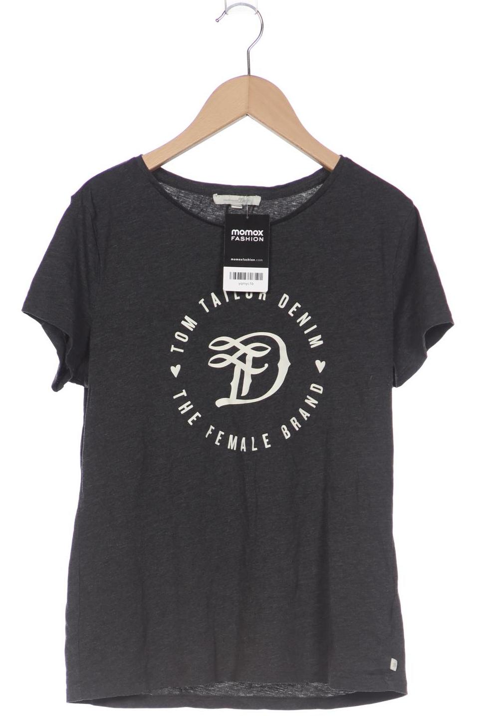 

TOM Tailor Denim Damen T-Shirt, grau, Gr. 42