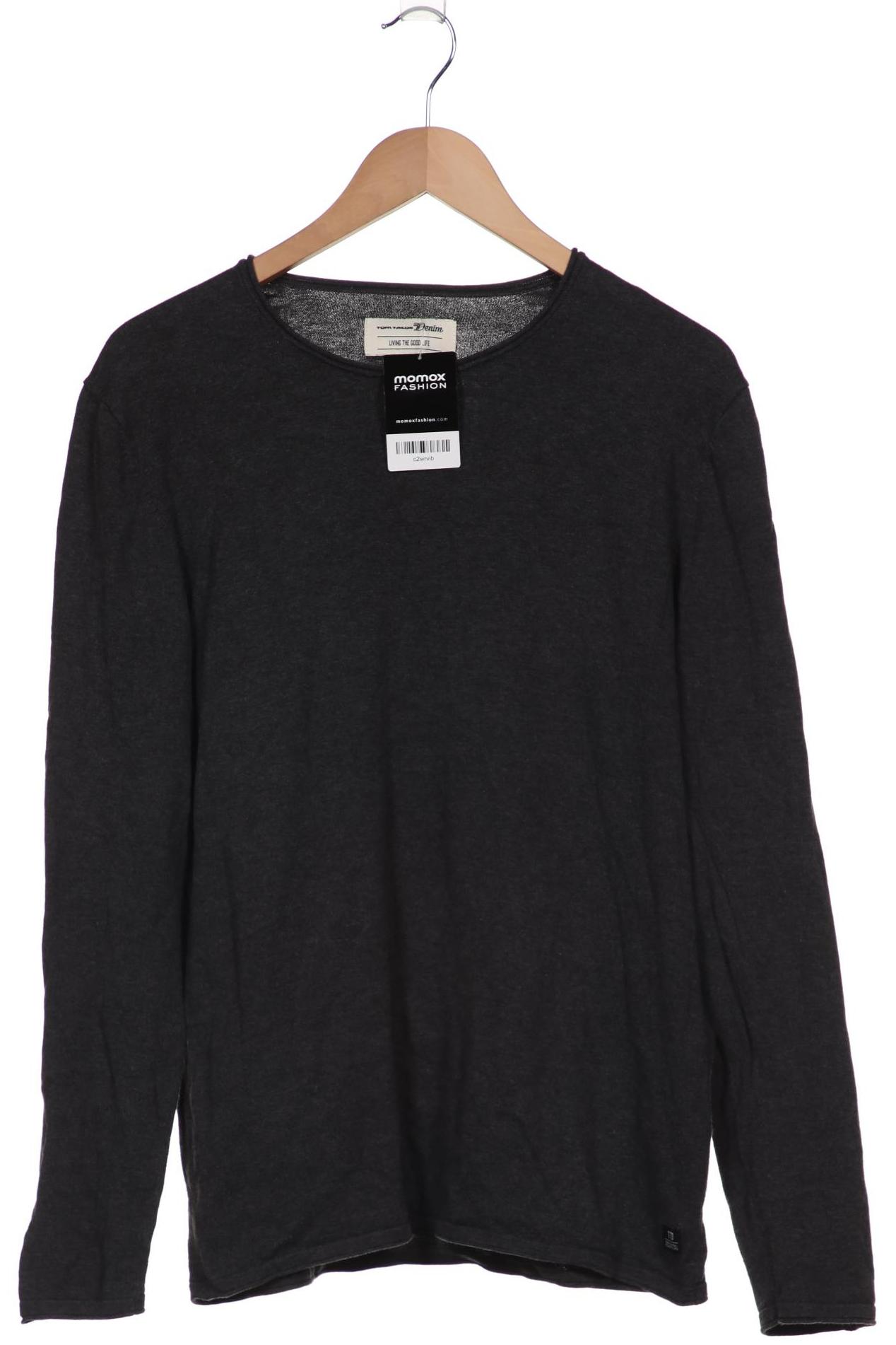 

TOM TAILOR Denim Herren Langarmshirt, grau