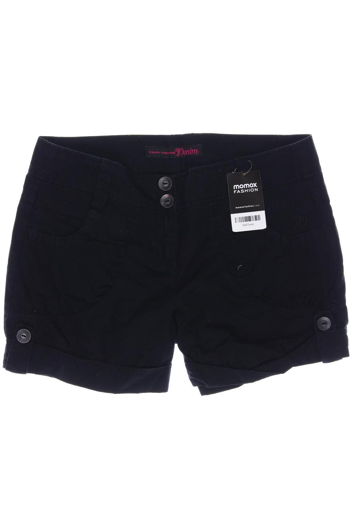 

TOM Tailor Denim Damen Shorts, schwarz, Gr. 40