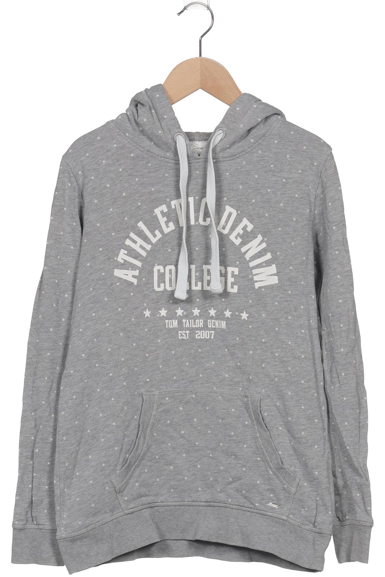 

TOM Tailor Denim Damen Kapuzenpullover, grau, Gr. 38