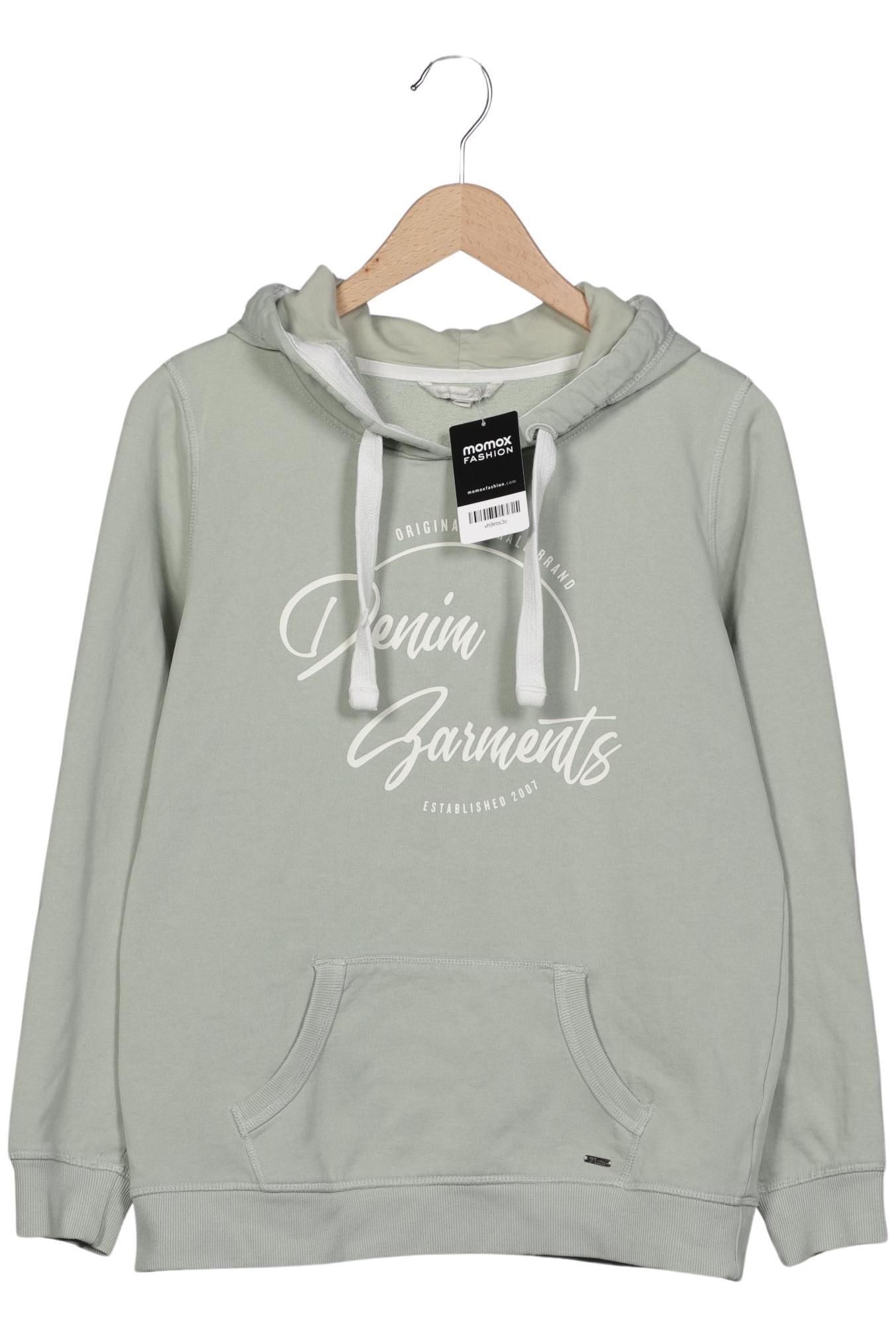 

TOM Tailor Denim Damen Kapuzenpullover, hellgrün, Gr. 36