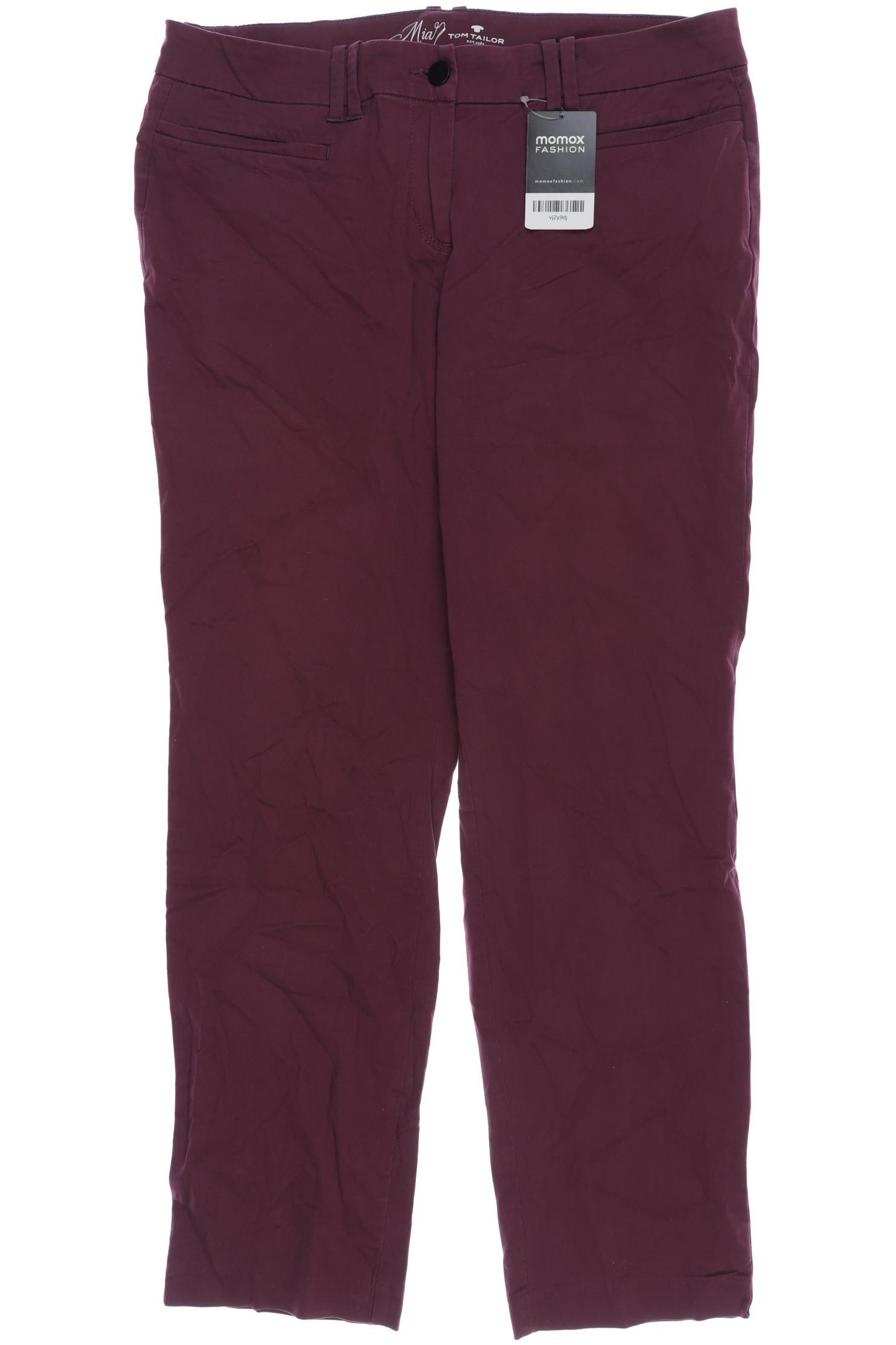 

TOM Tailor Denim Damen Stoffhose, bordeaux, Gr. 40