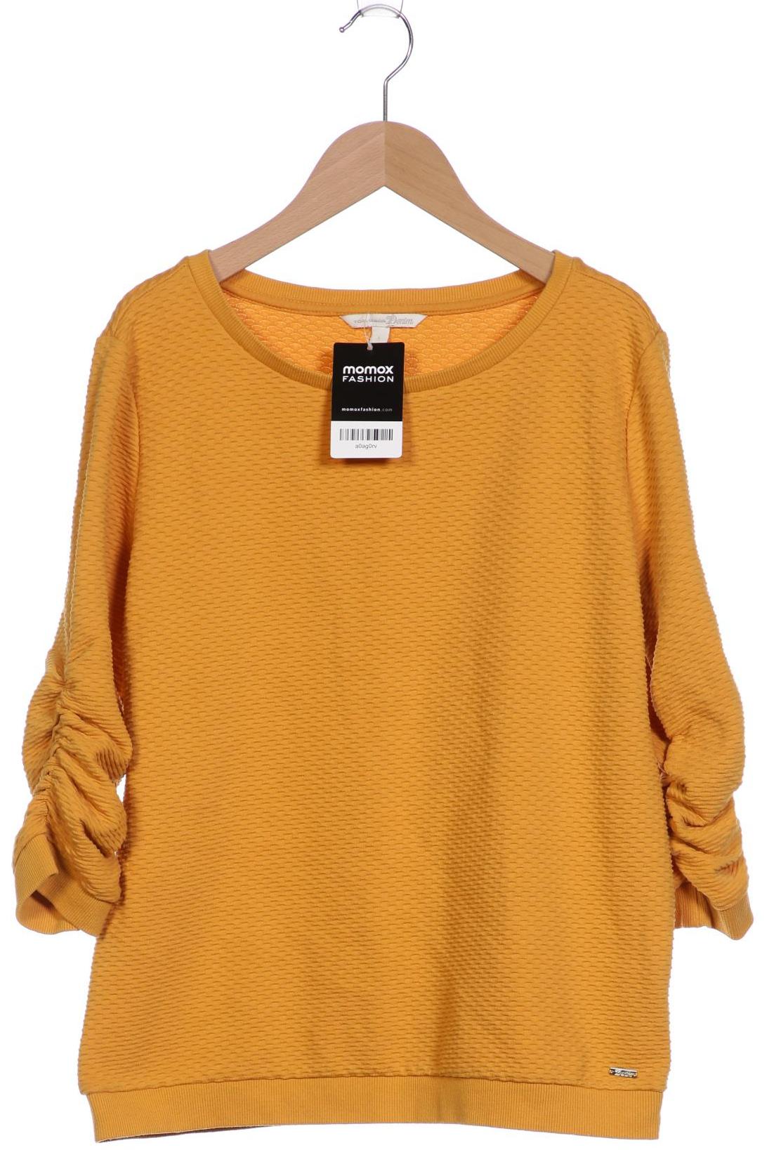 

TOM Tailor Denim Damen Sweatshirt, gelb, Gr. 42