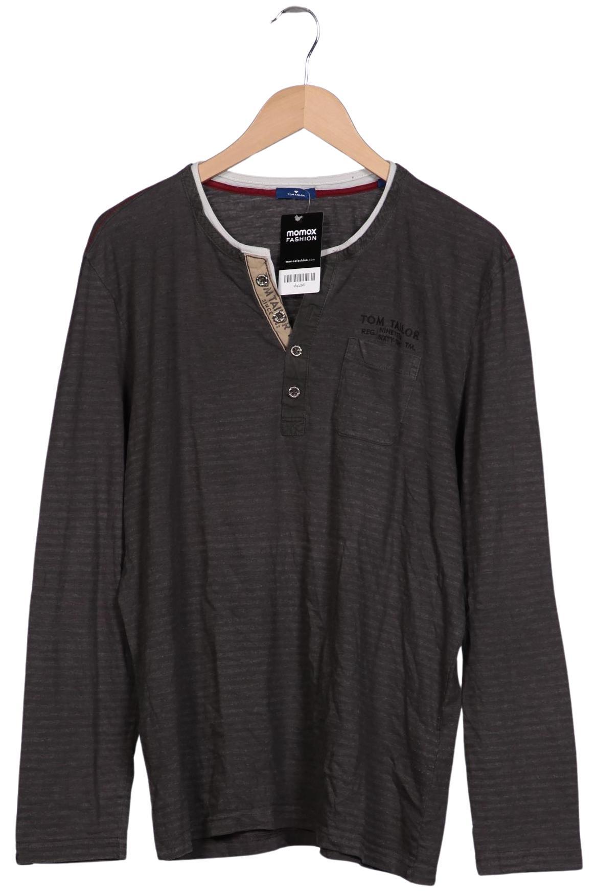 

TOM Tailor Denim Herren Langarmshirt, grau, Gr. 54