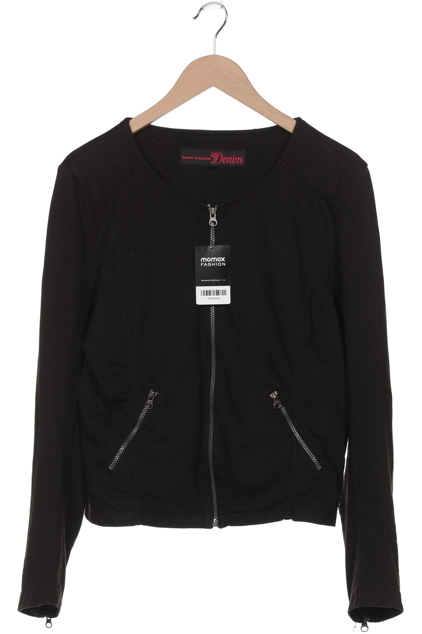 

TOM Tailor Denim Damen Sweatshirt, schwarz, Gr. 44