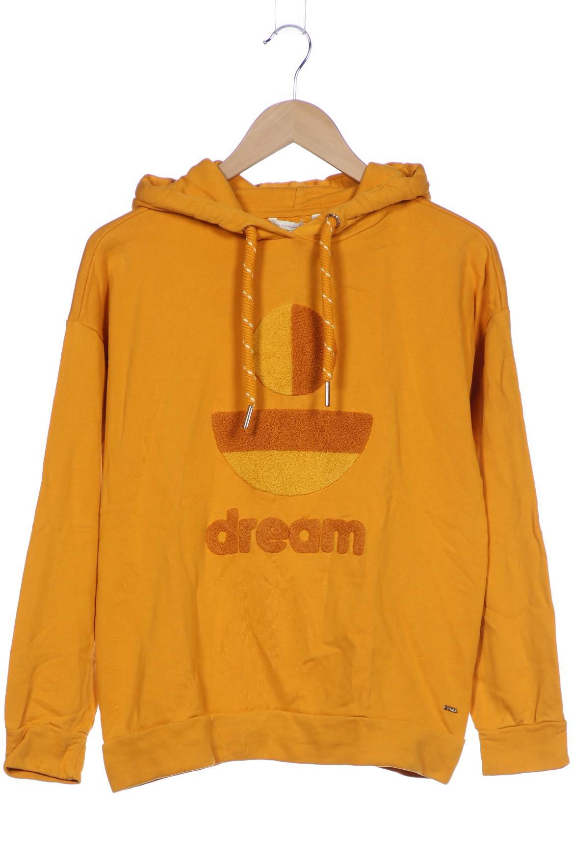

TOM Tailor Denim Damen Kapuzenpullover, orange, Gr. 34