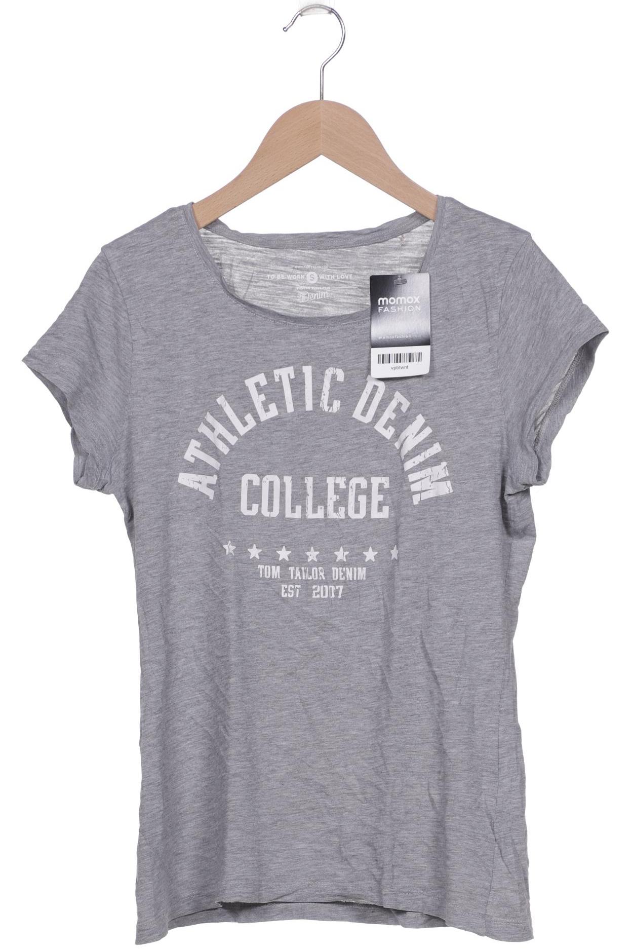

TOM TAILOR Denim Damen T-Shirt, grau
