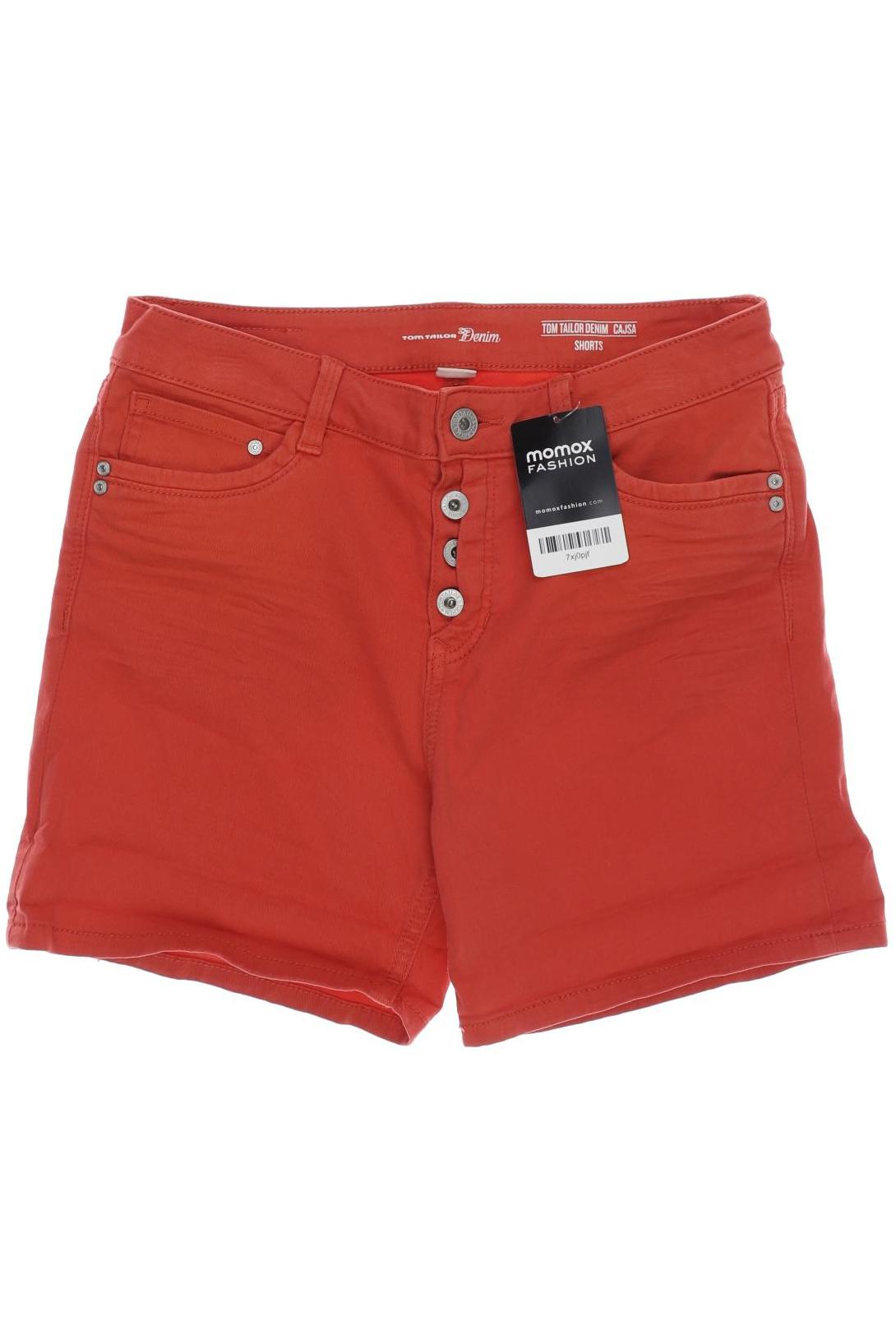 

TOM Tailor Denim Damen Shorts, rot, Gr. 34