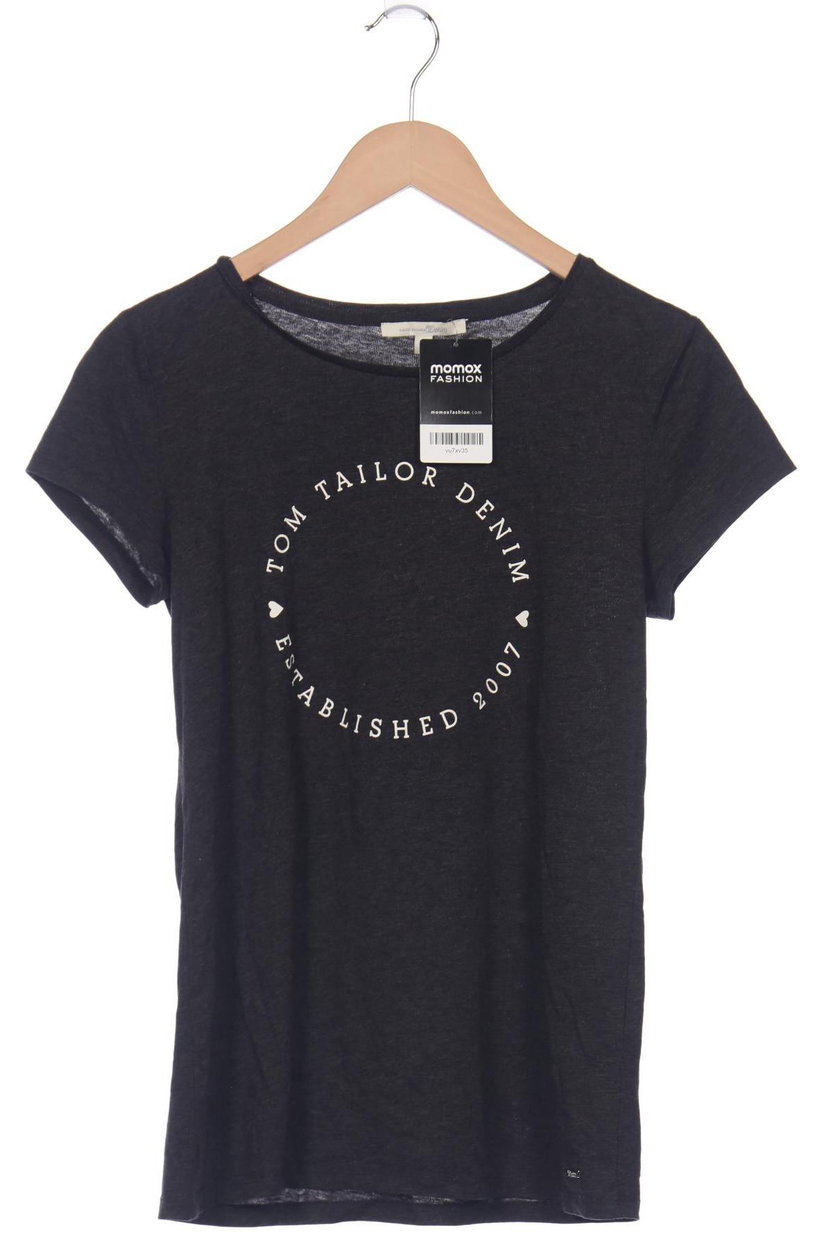 

TOM TAILOR Denim Damen T-Shirt, grau