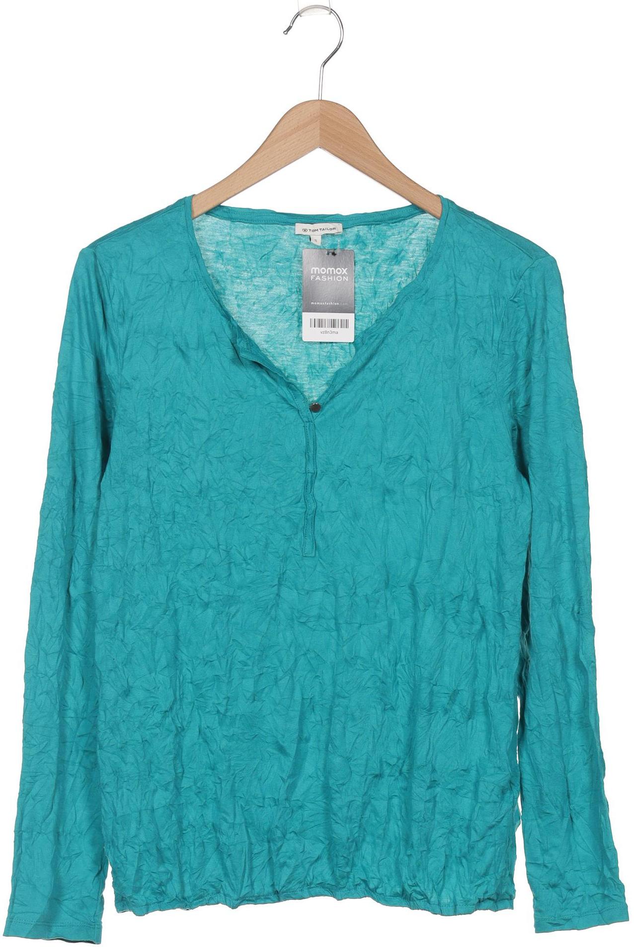 

TOM Tailor Denim Damen Langarmshirt, blau, Gr. 36