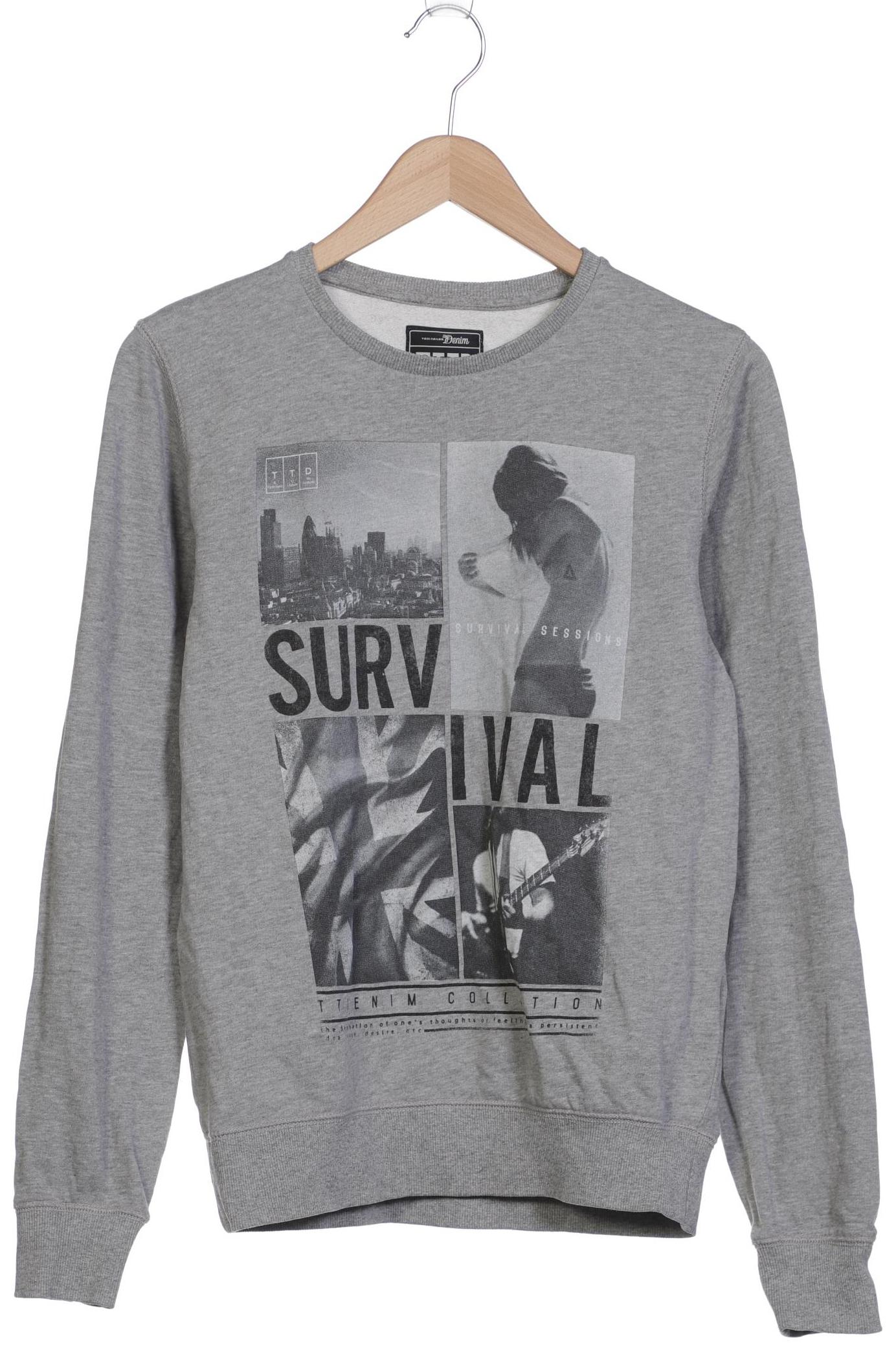 

TOM TAILOR Denim Herren Sweatshirt, grau