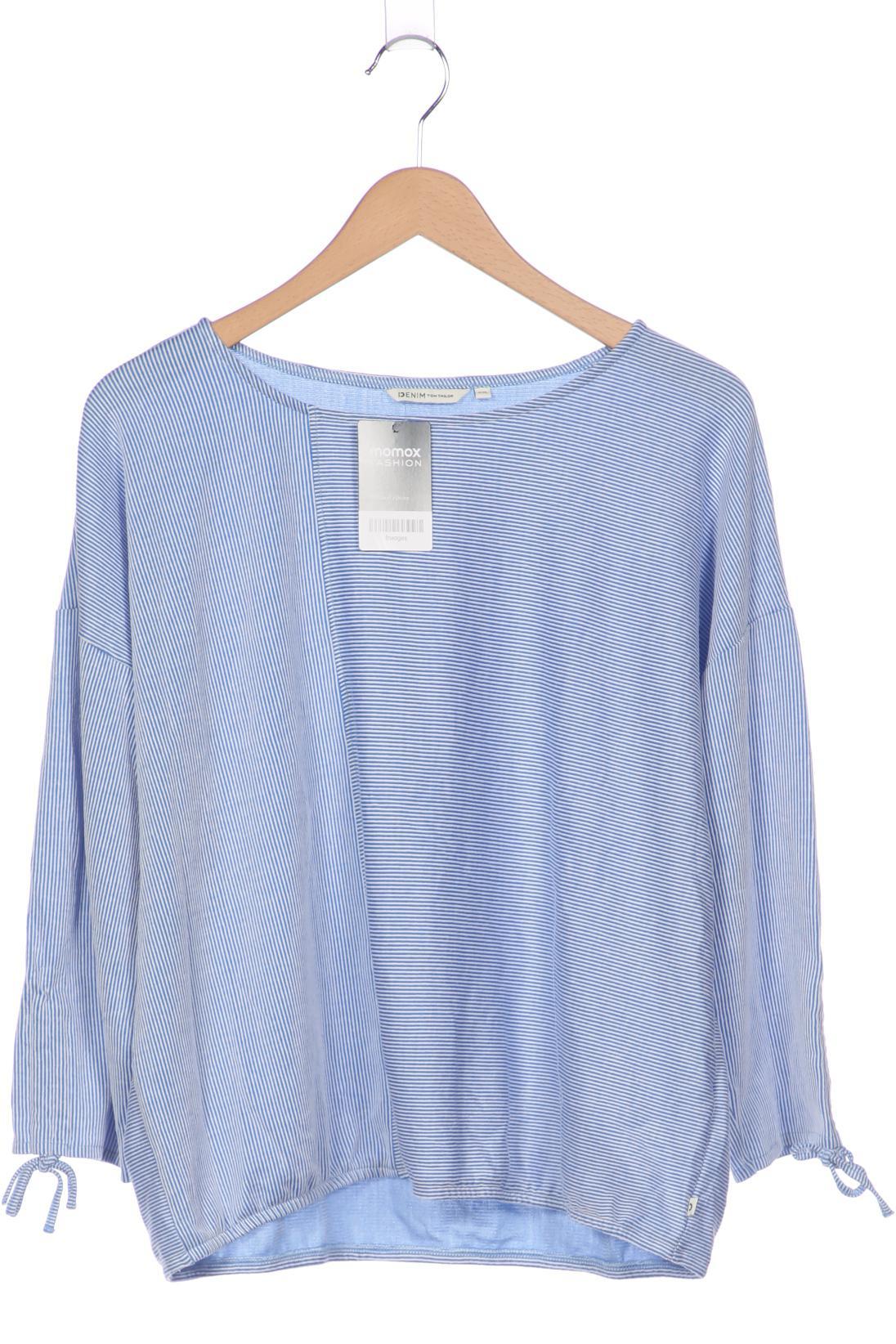 

TOM Tailor Denim Damen Langarmshirt, blau, Gr. 46