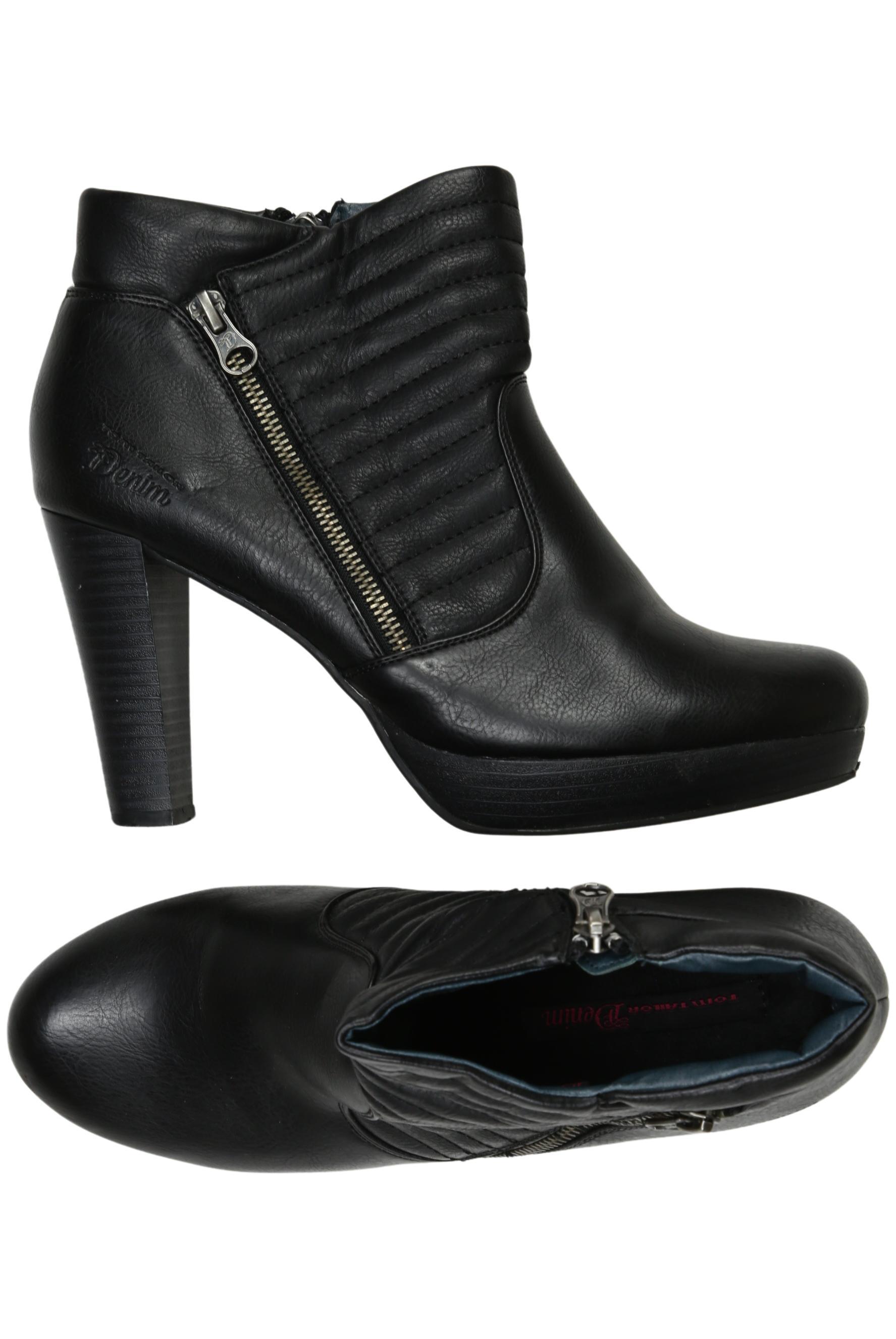 

TOM Tailor Denim Damen Stiefelette, schwarz, Gr. 41